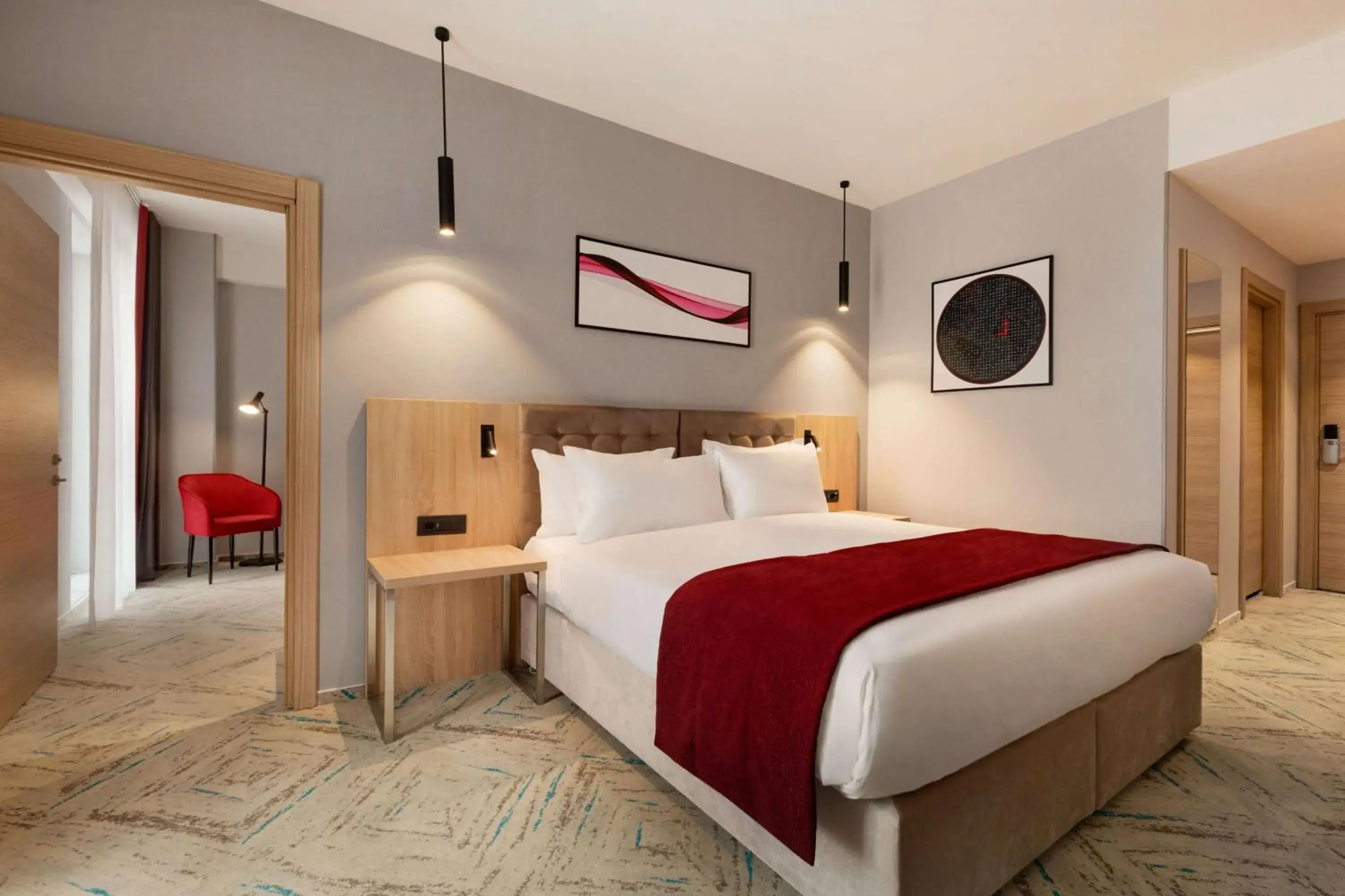 Photo of the whole room, Bed in Ramada by Wyndham Targu Jiu Photo of the whole room, Bed in Ramada by Wyndham Targu Jiu