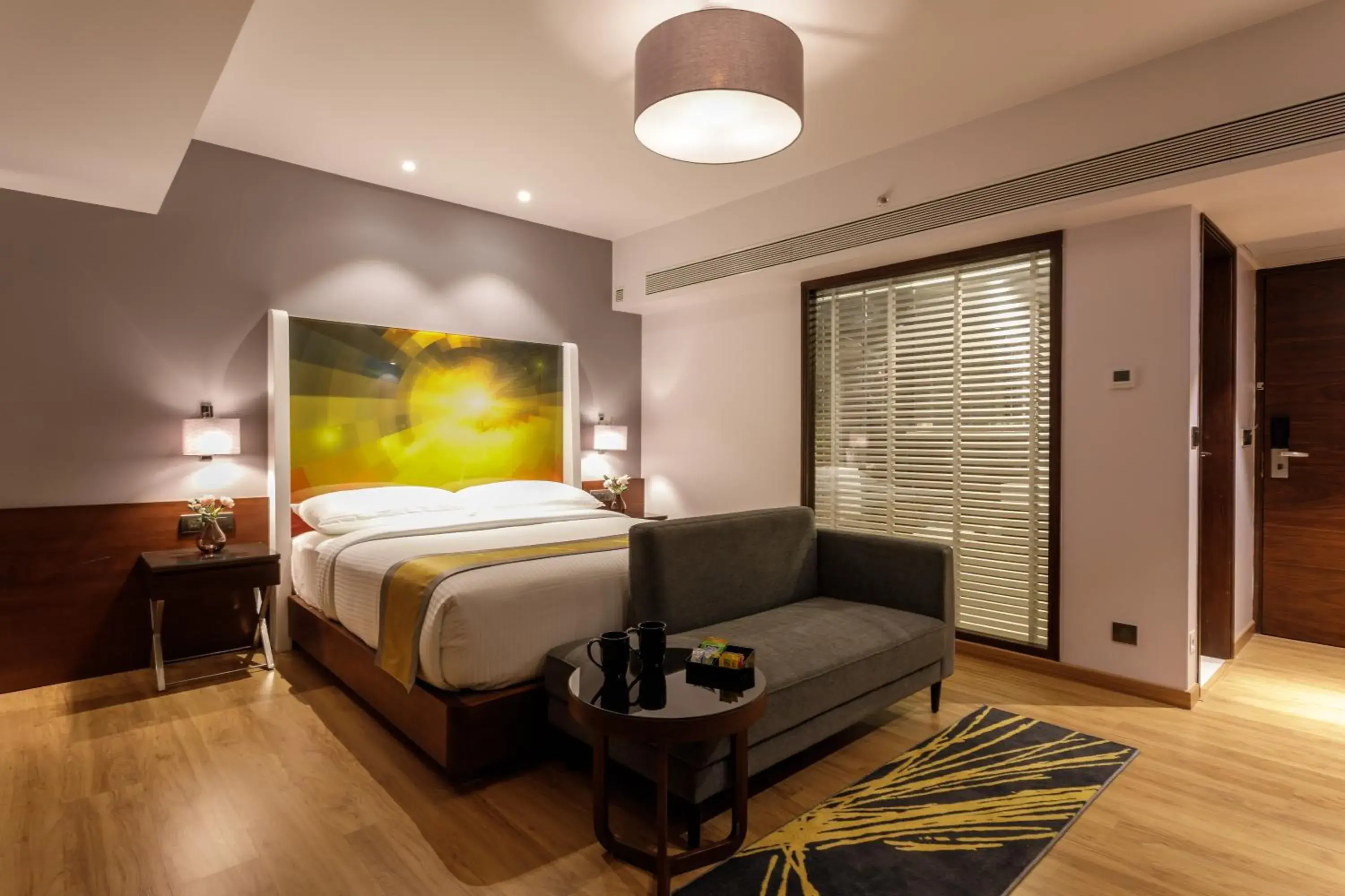 Photo of the whole room, Bed in Svenska Design Hotel Kakinada Photo of the whole room, Bed in Svenska Design Hotel Kakinada