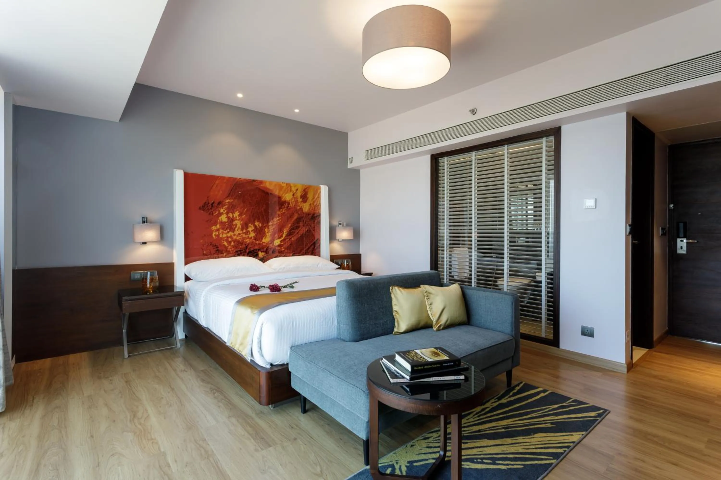 Photo of the whole room, Bed in Svenska Design Hotel Kakinada