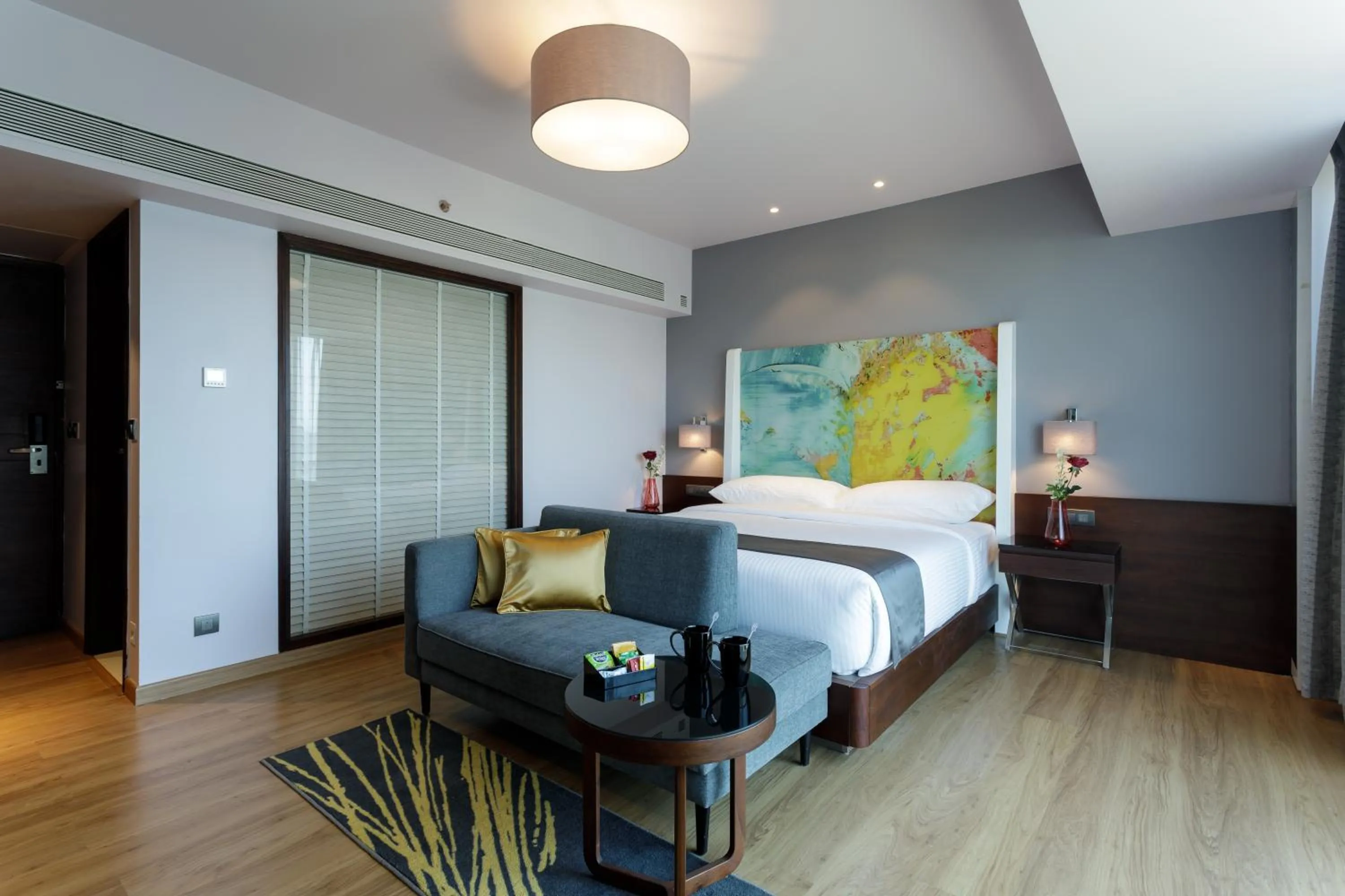 Photo of the whole room, Bed in Svenska Design Hotel Kakinada