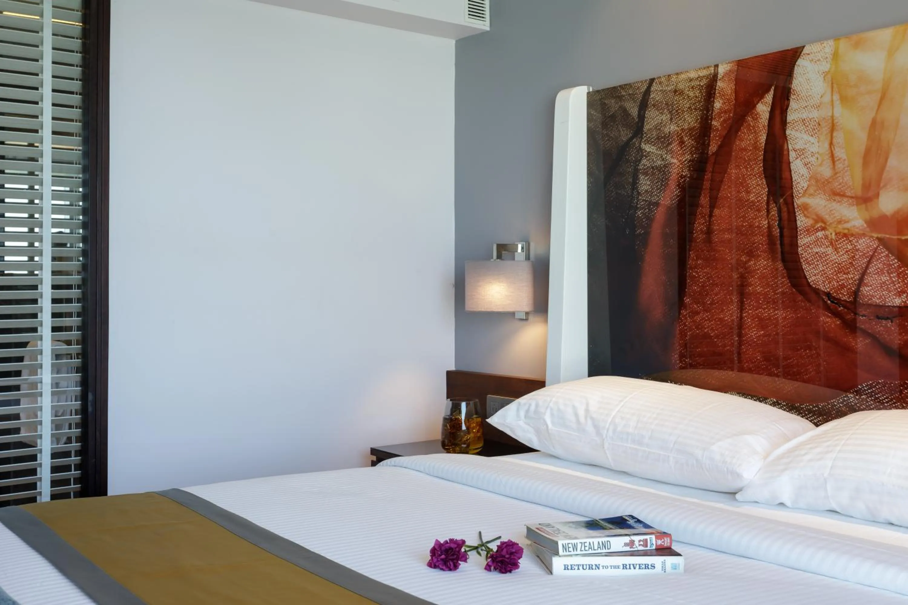 Bed in Svenska Design Hotel Kakinada