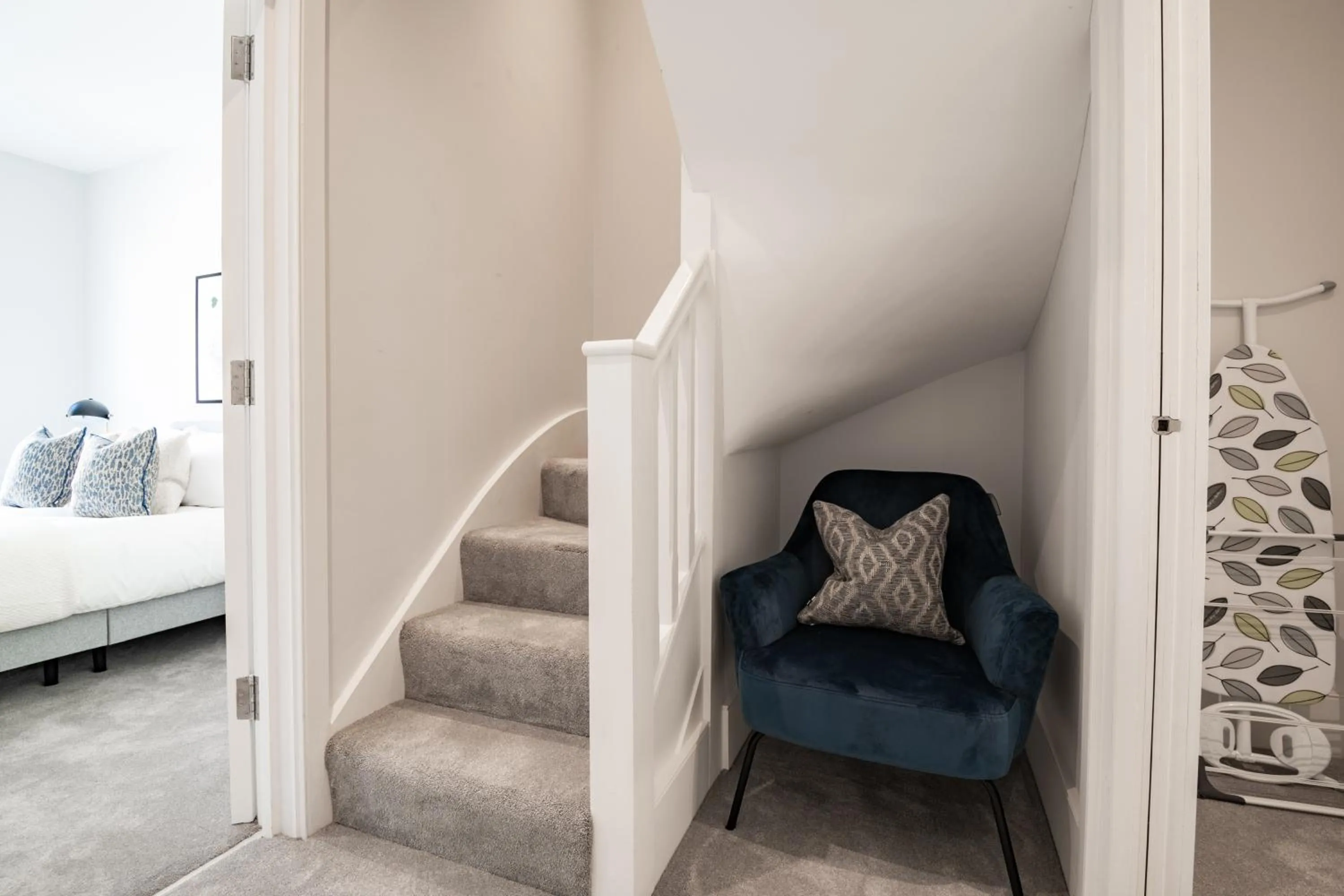Seating area in No. 2 Queensberry Place by Stayo
