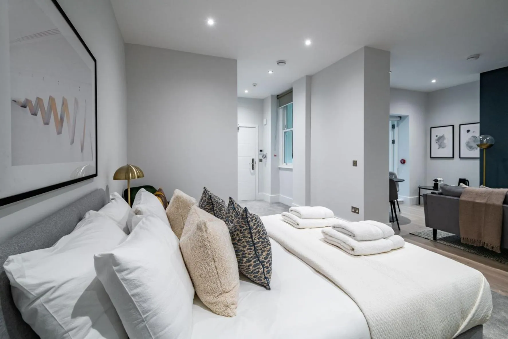 Bed in No. 2 Queensberry Place by Stayo