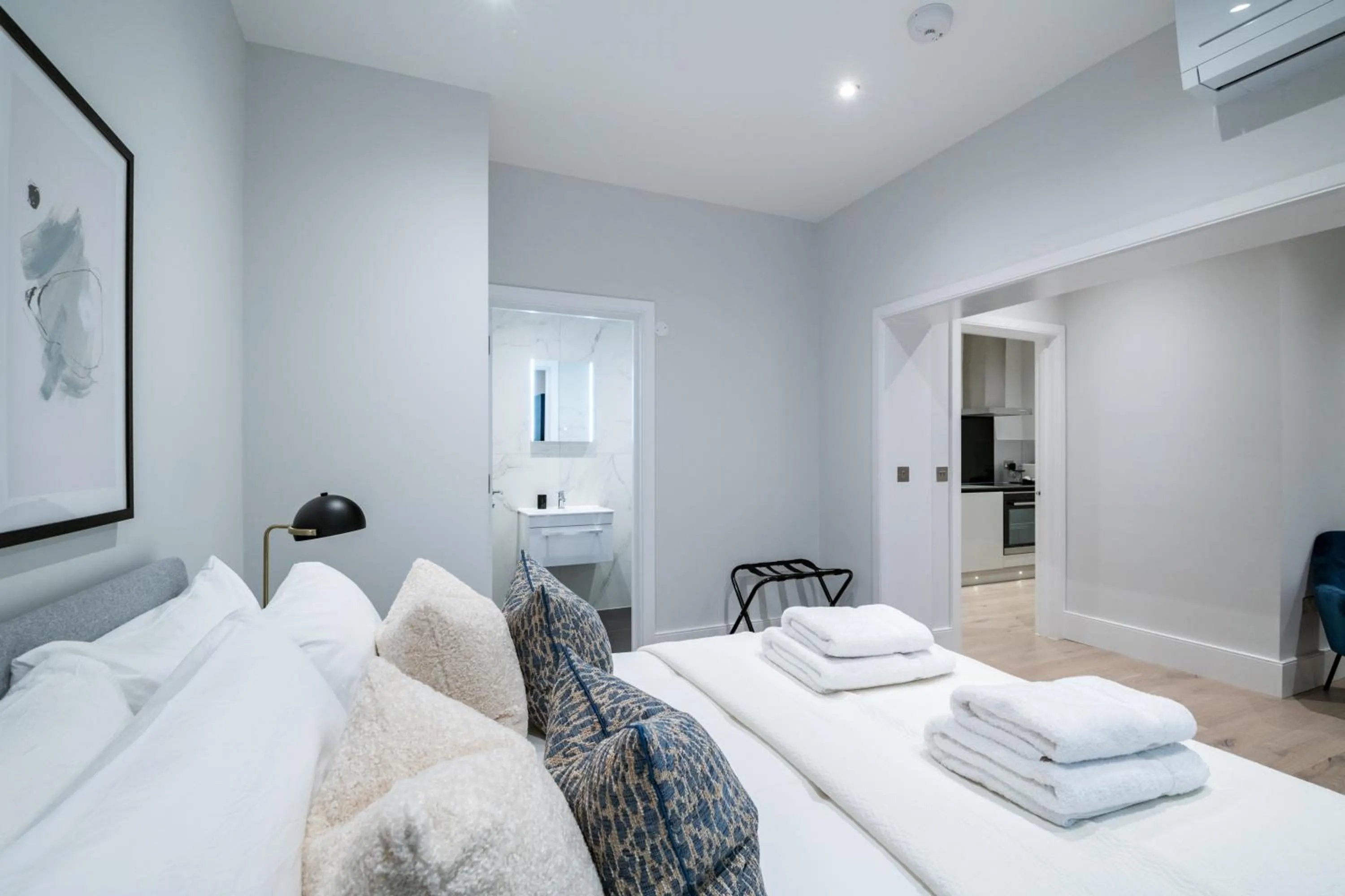 Bed in No. 2 Queensberry Place by Stayo