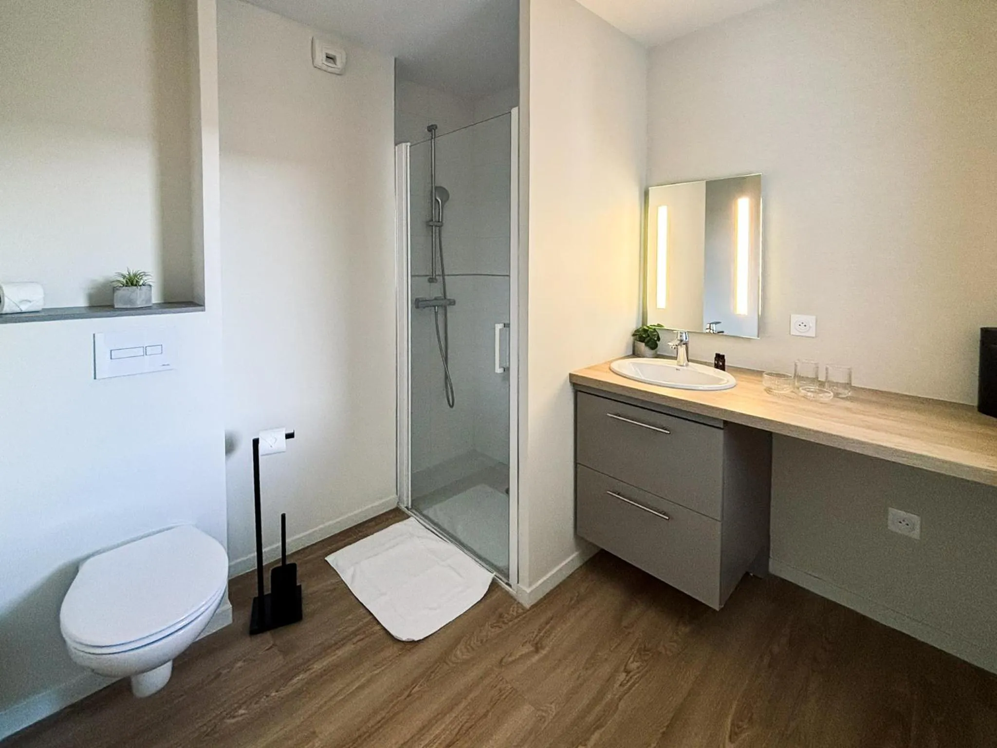 Bathroom in Les Boréales - Appart'hotel & Restaurant