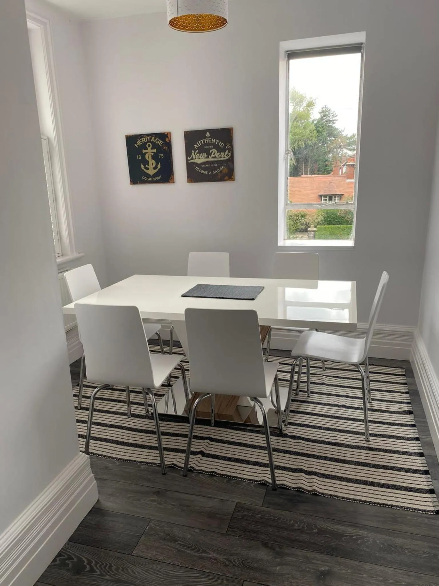 Dining area in The Beverley Suite
