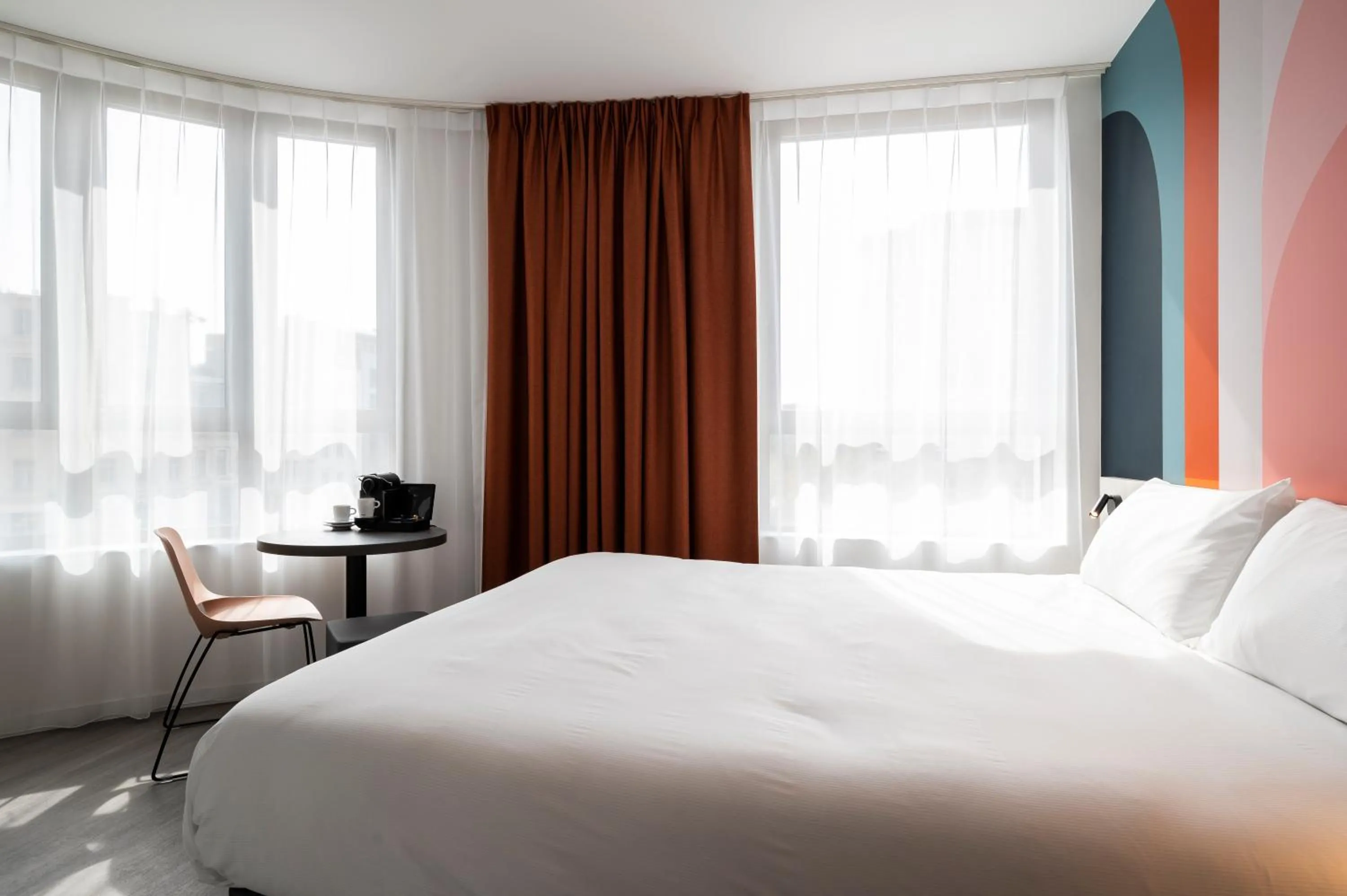 Photo of the whole room, Bed in B&B HOTEL Antwerpen Centrum