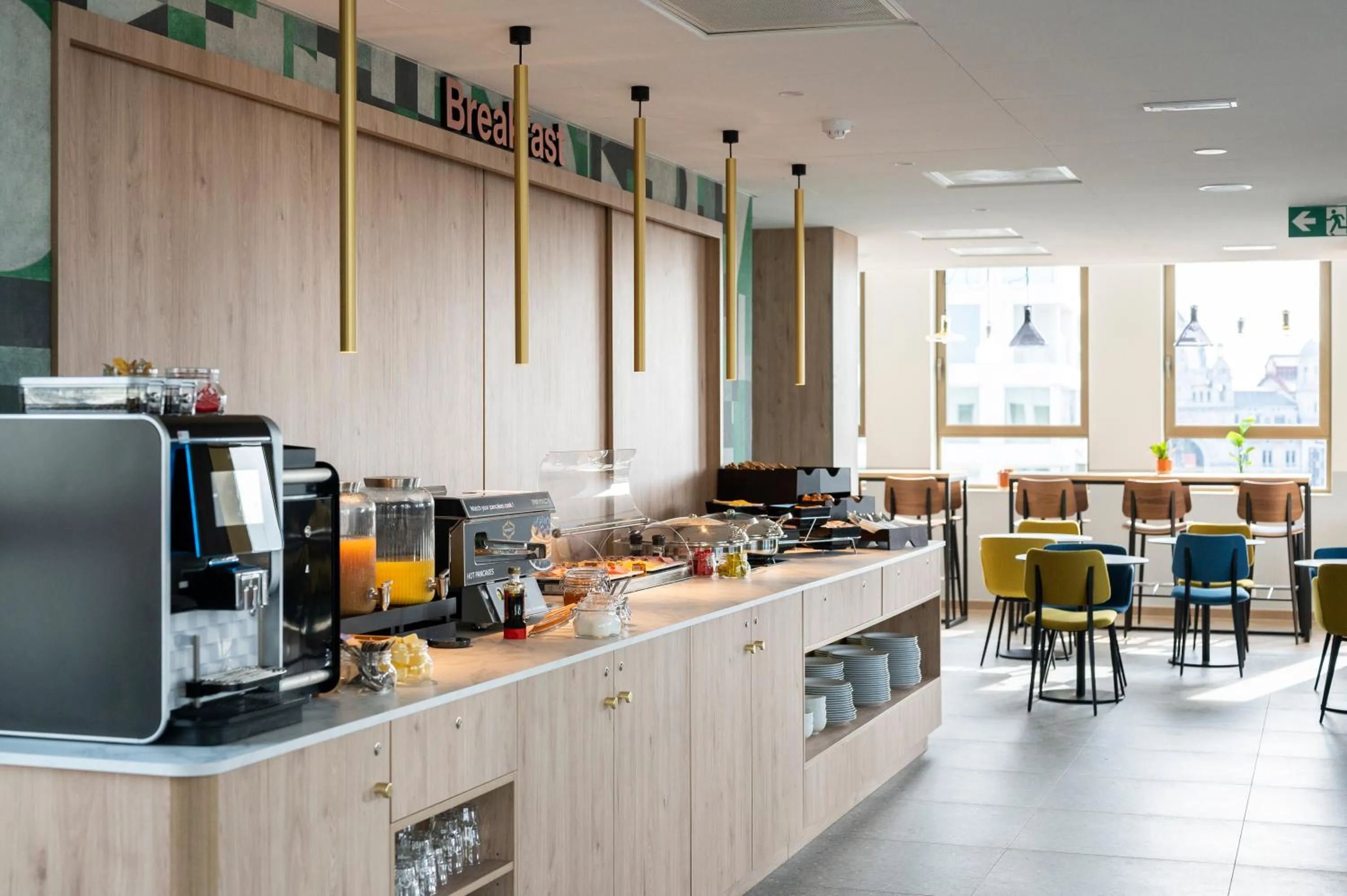 Buffet breakfast in B&B HOTEL Antwerpen Centrum