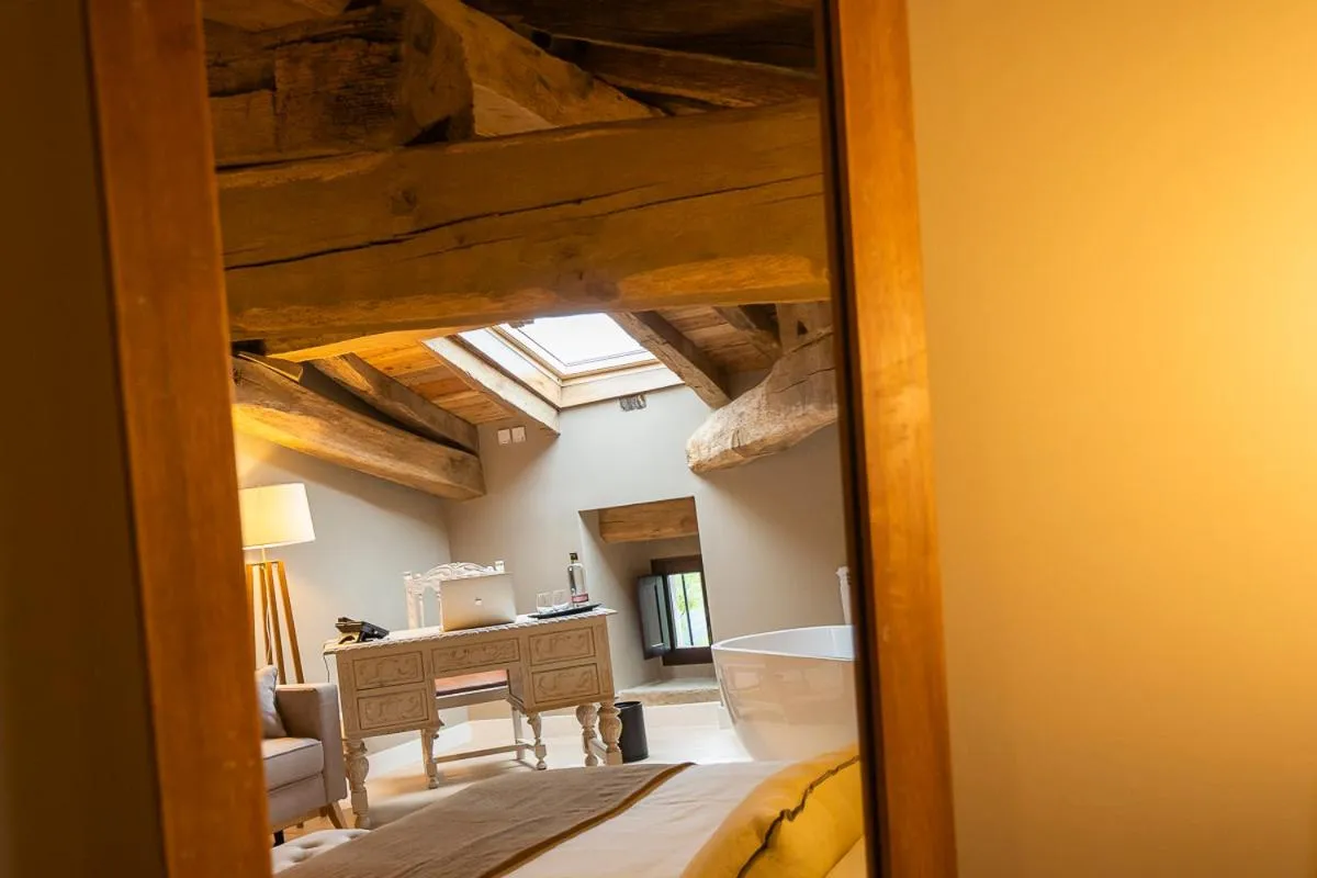 Seating area, Bed in Hotel Palacio De Luko