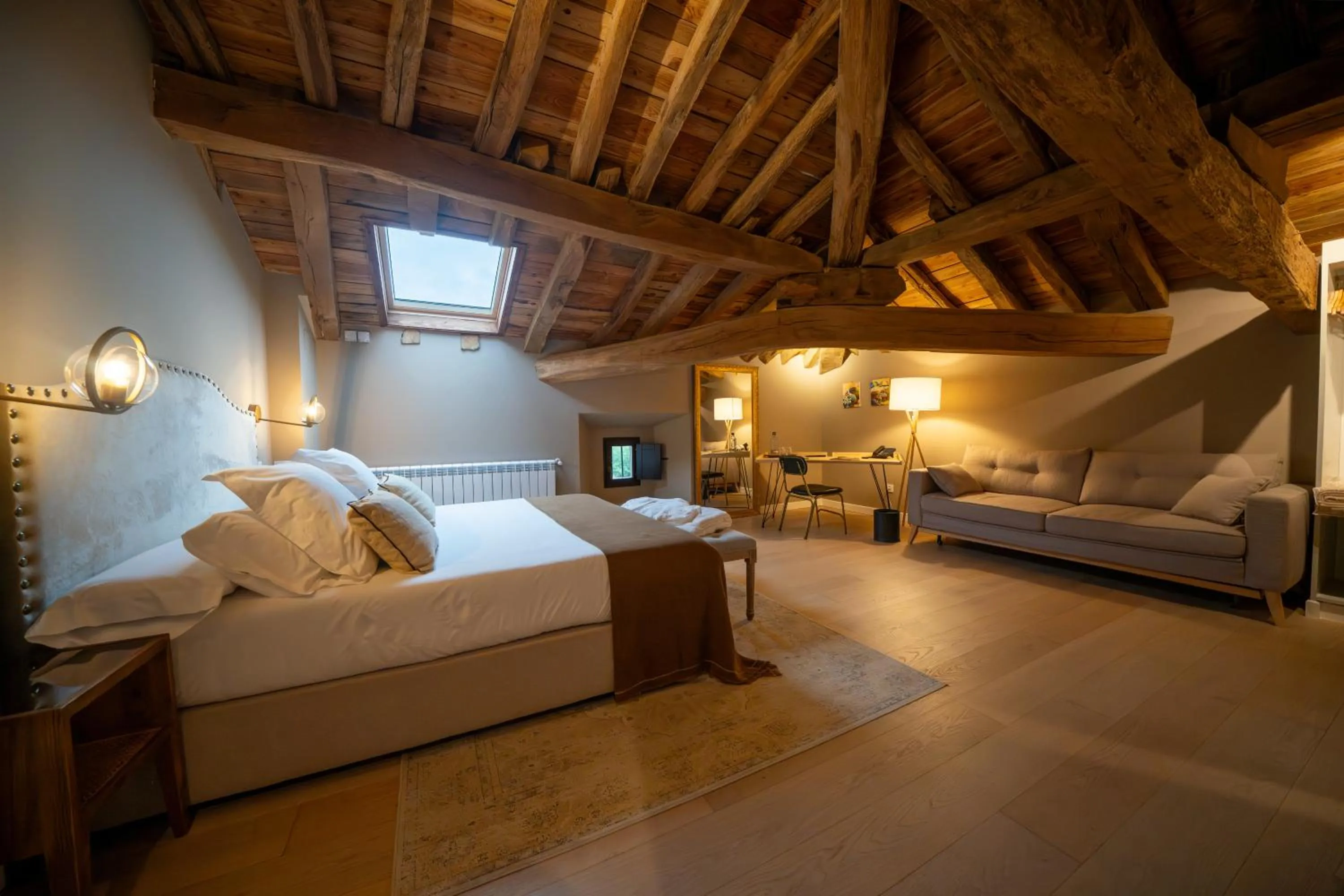 Bed in Hotel Palacio De Luko