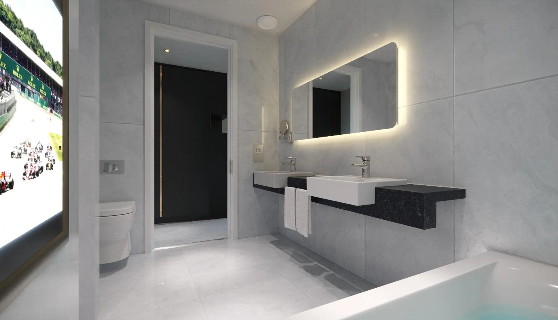 Bathroom in Hotel La Tour