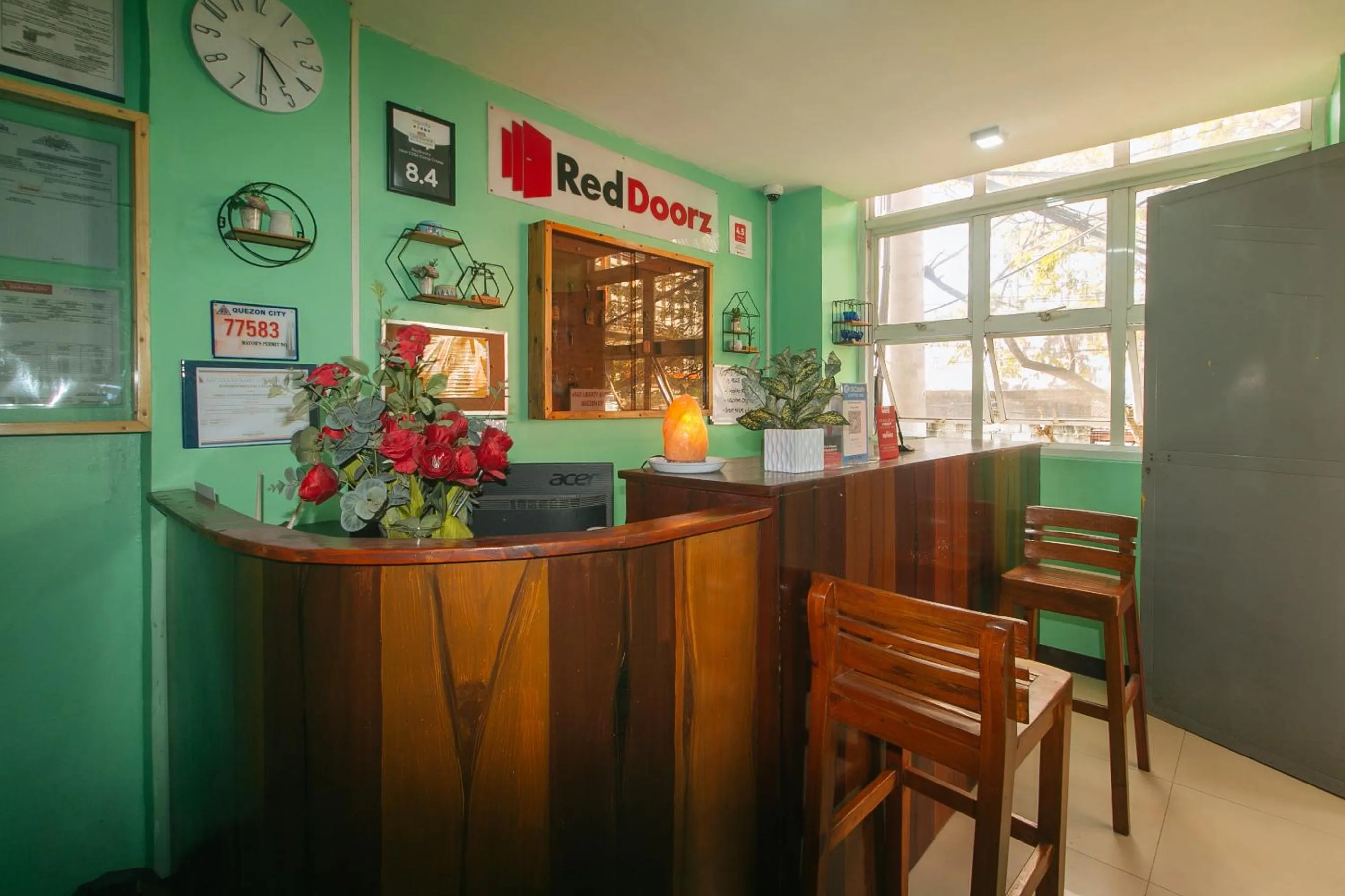 Lobby or reception in RedDoorz near EDSA Camp Crame