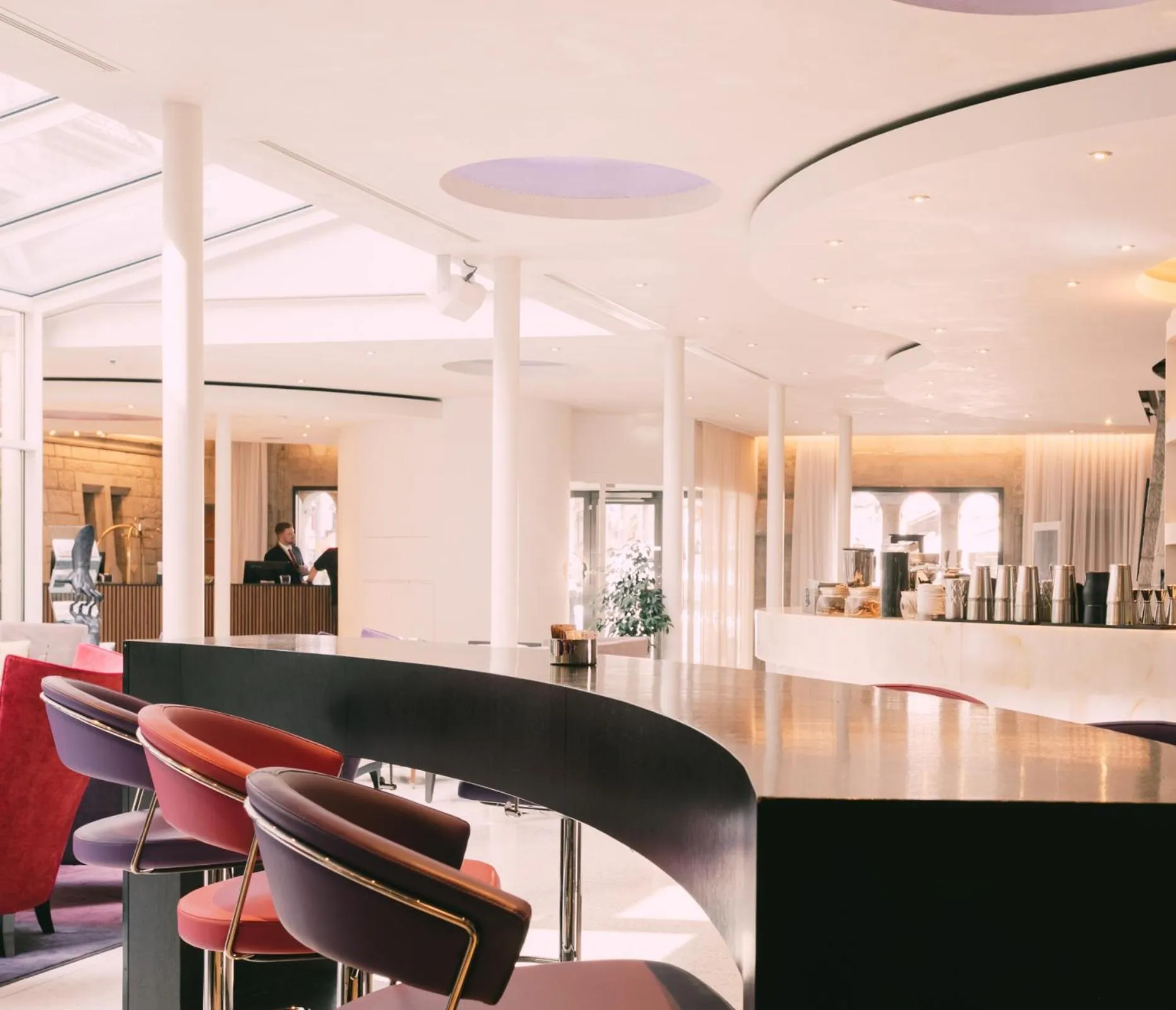 Lounge or bar in Château d'Ouchy