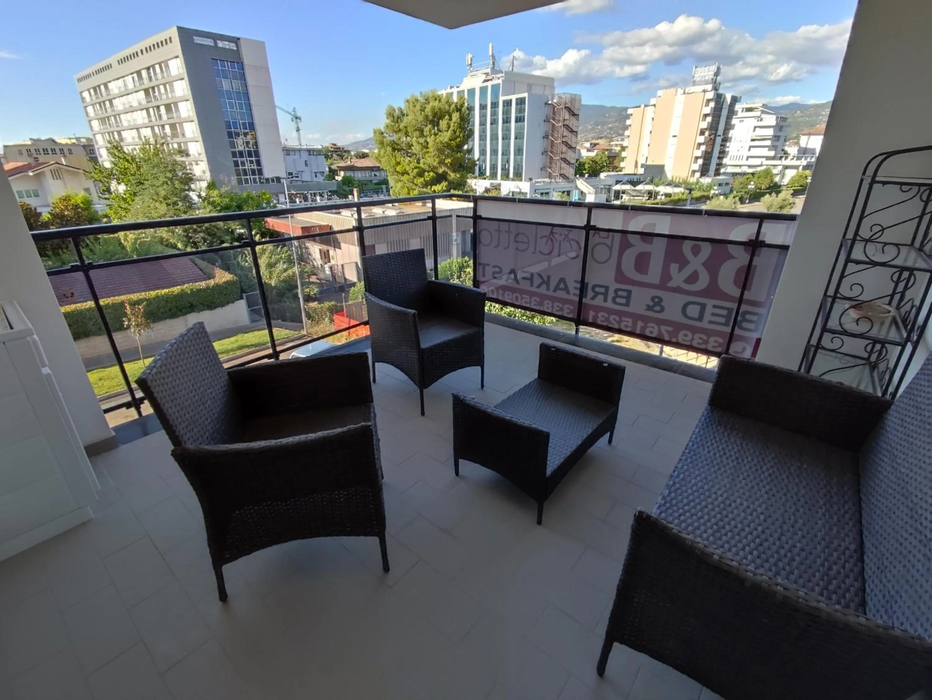 Balcony/Terrace in b&b La Bicicletta