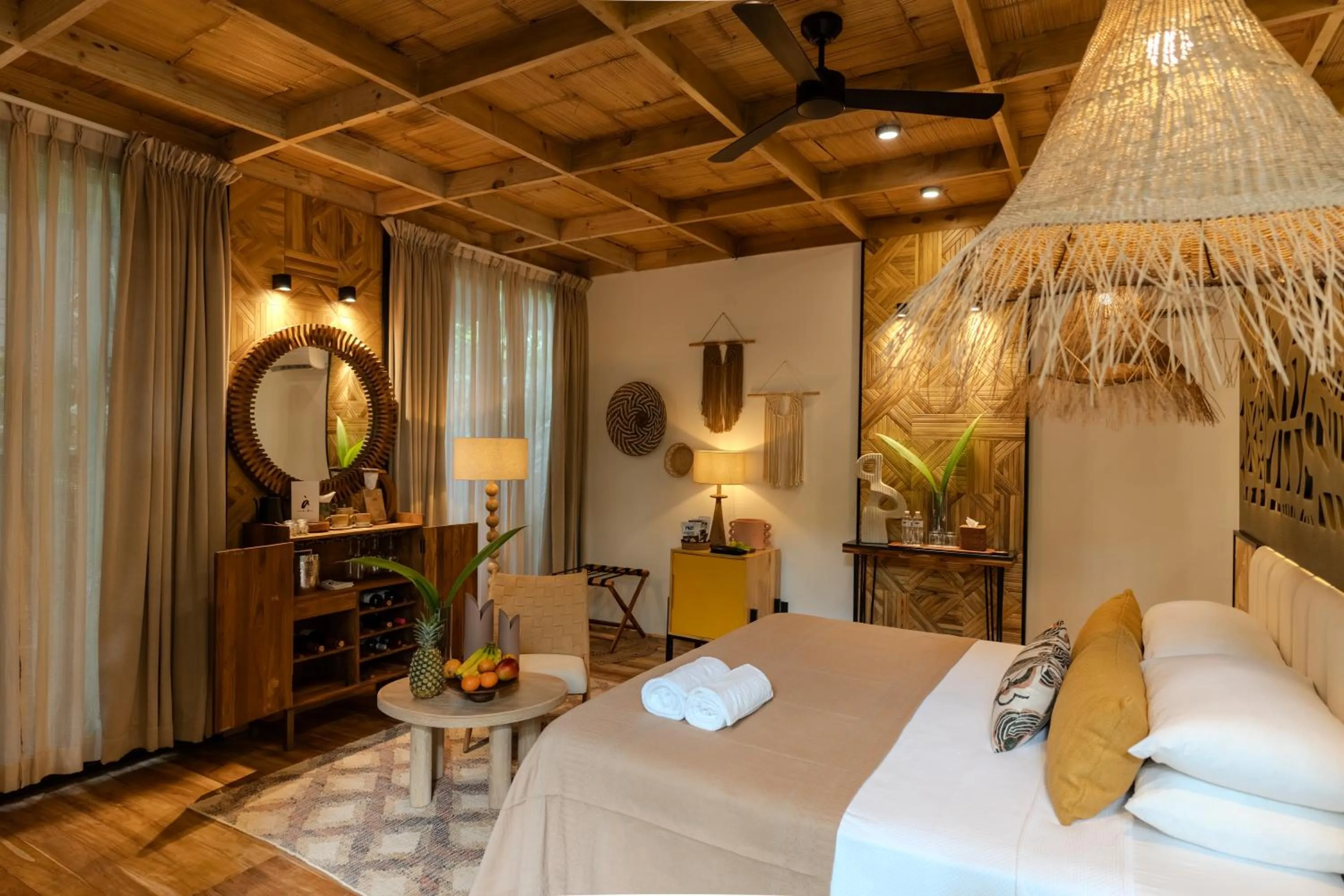 Bedroom, Bed in awā Beachfront Hotel