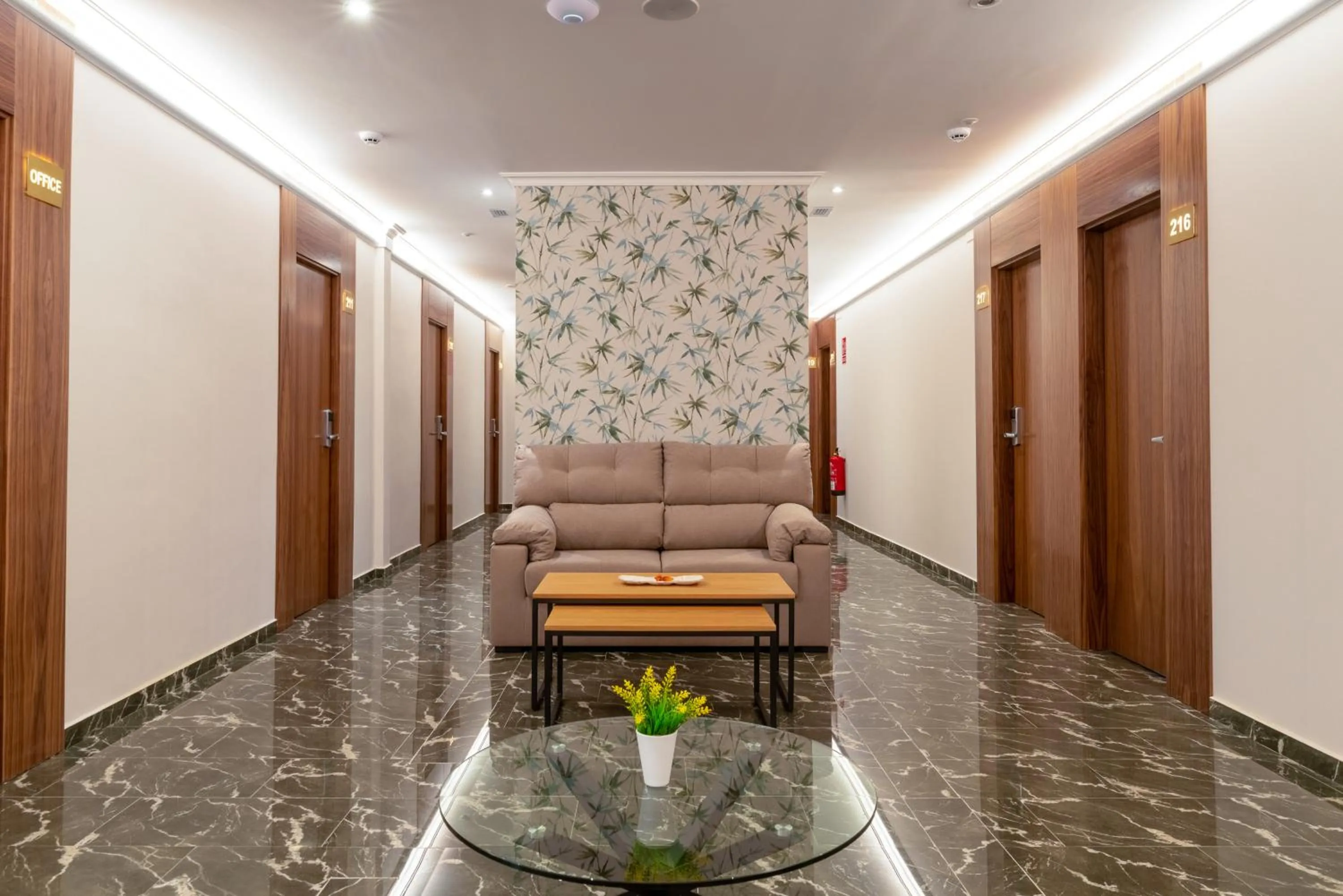 Seating area in Hotel Condado Ourense