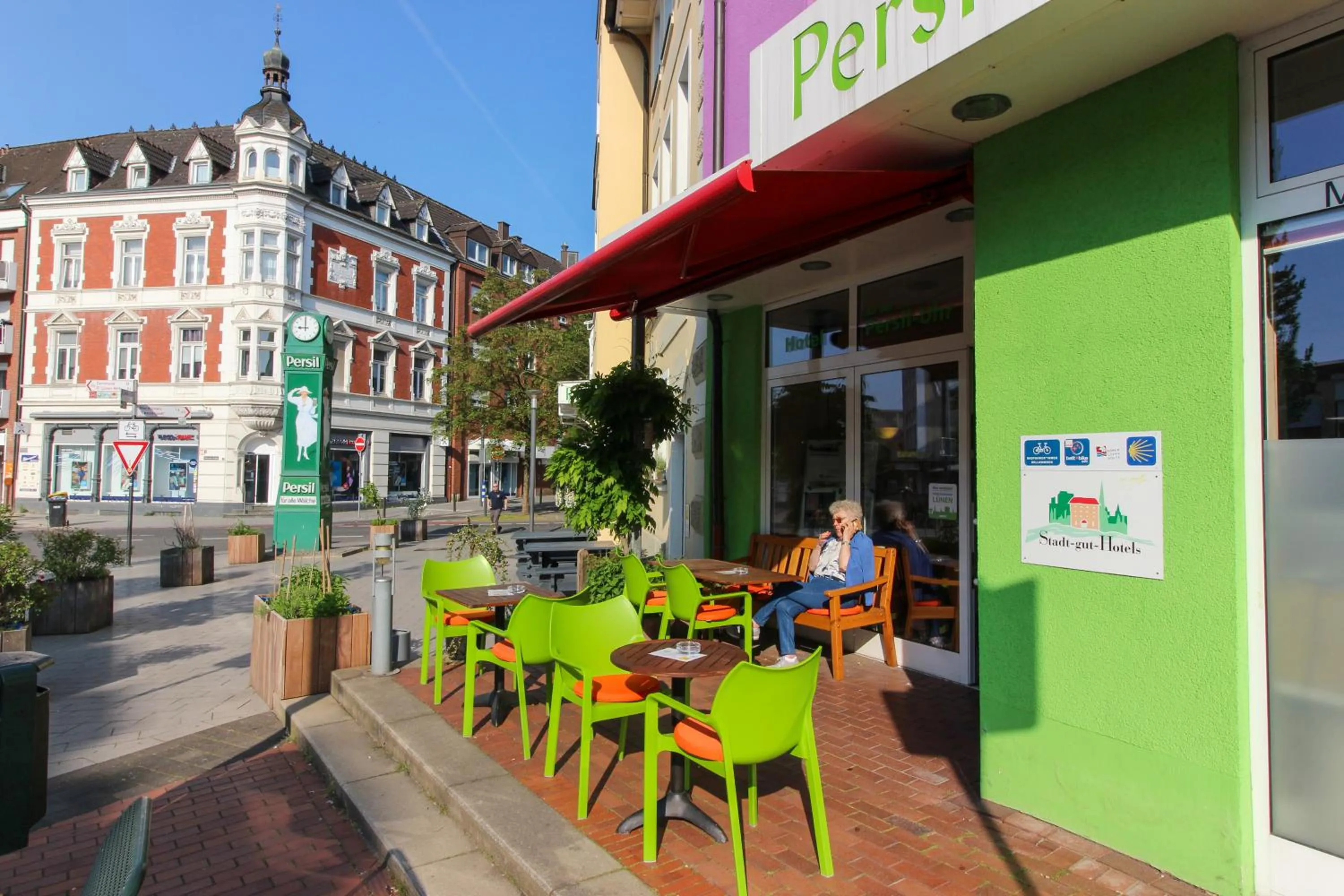 Location in An der Persiluhr Stadt-gut-Hotel