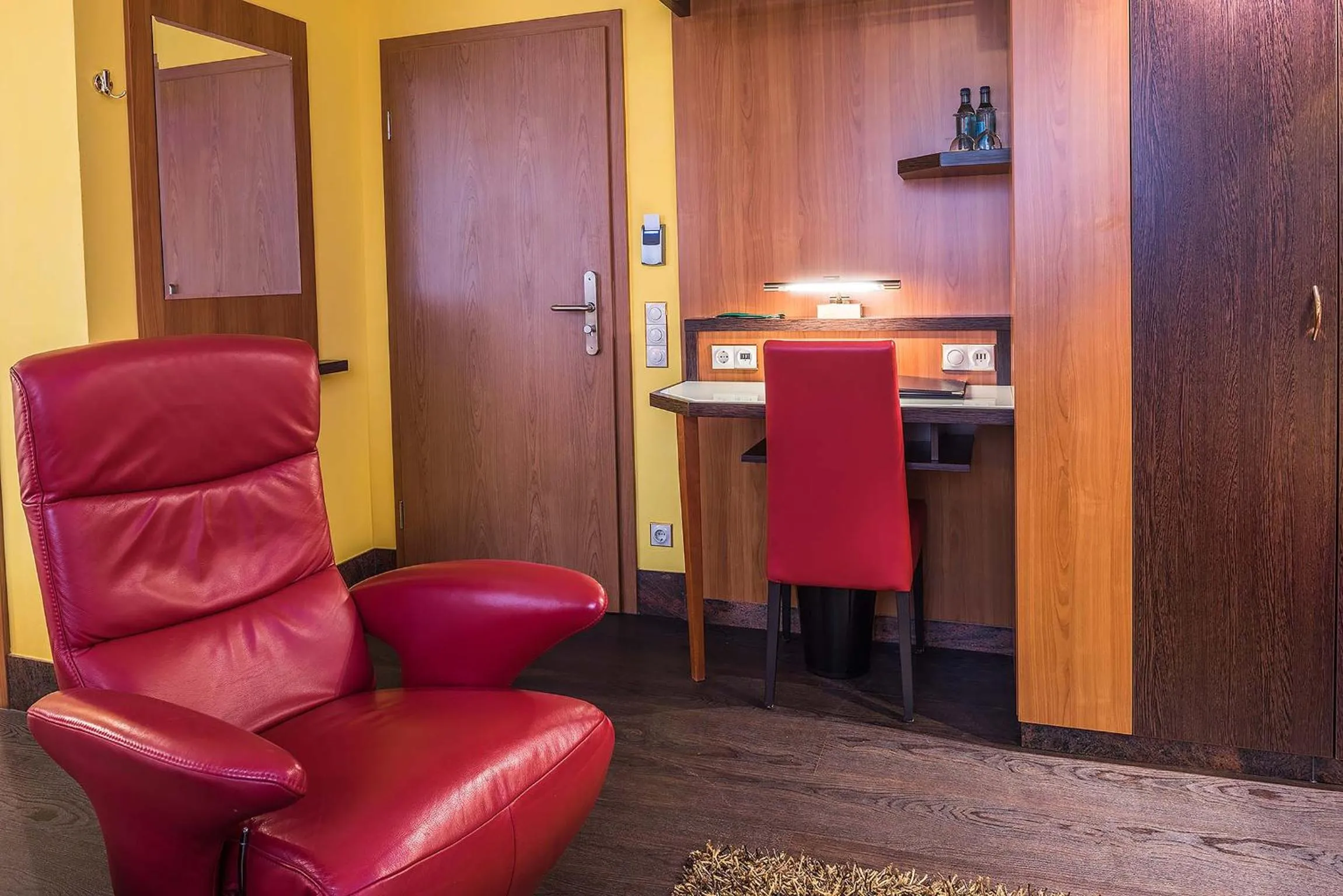 Decorative detail in Hotel Sperling mit E-Ladestation