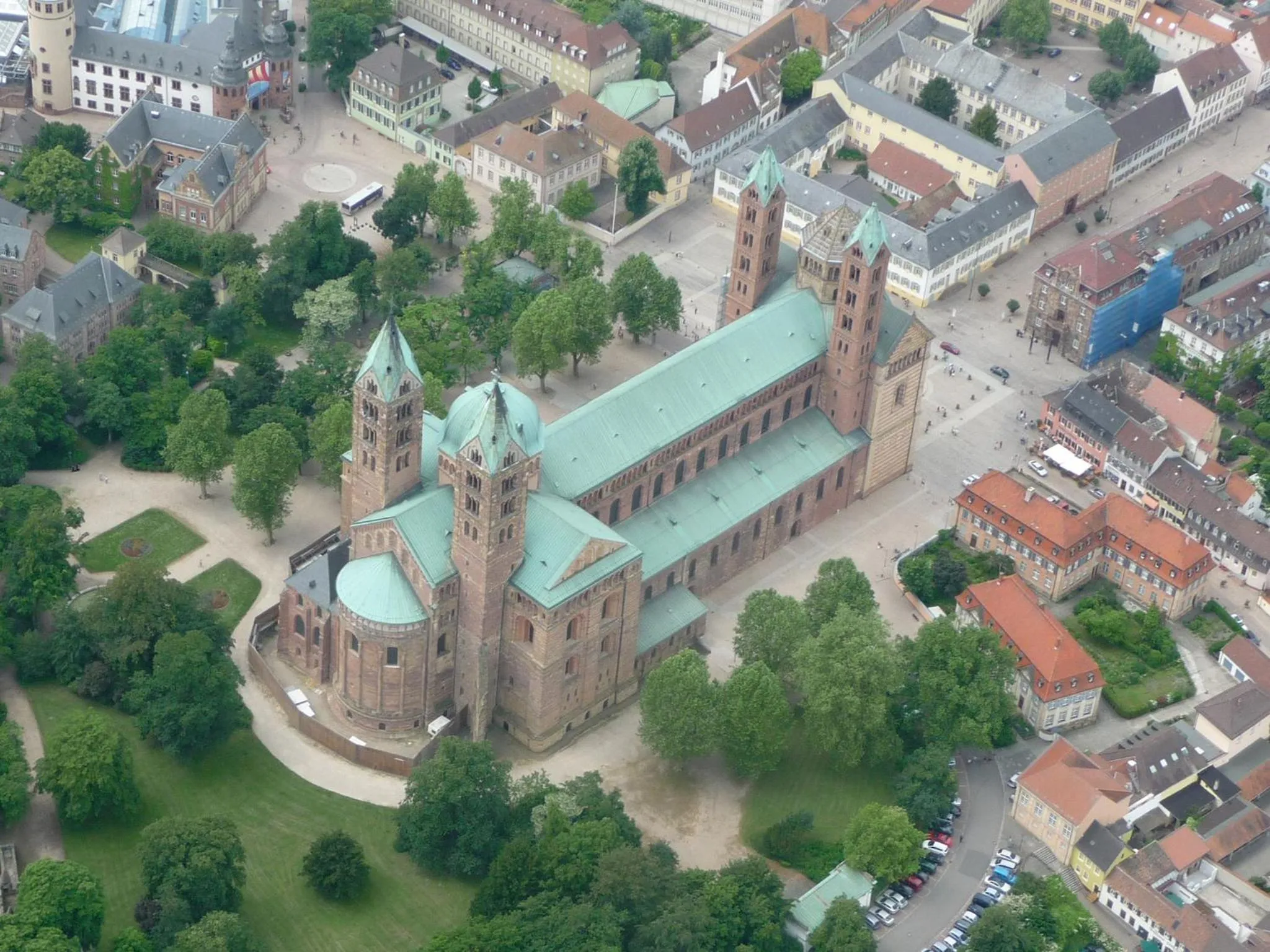 Landmark view in Hotel Sperling mit E-Ladestation