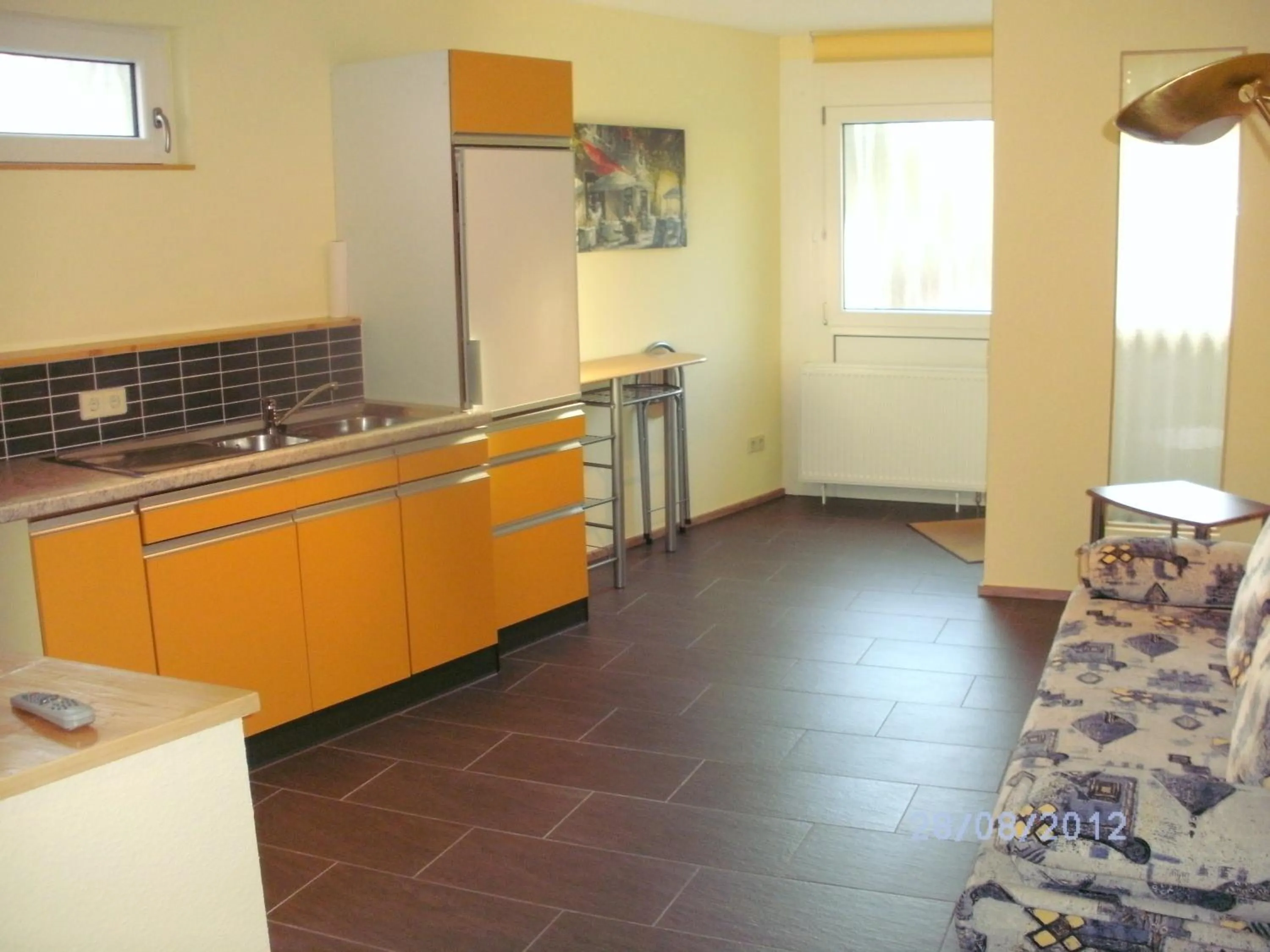 Kitchen or kitchenette in Hotel am Hindenburgplatz