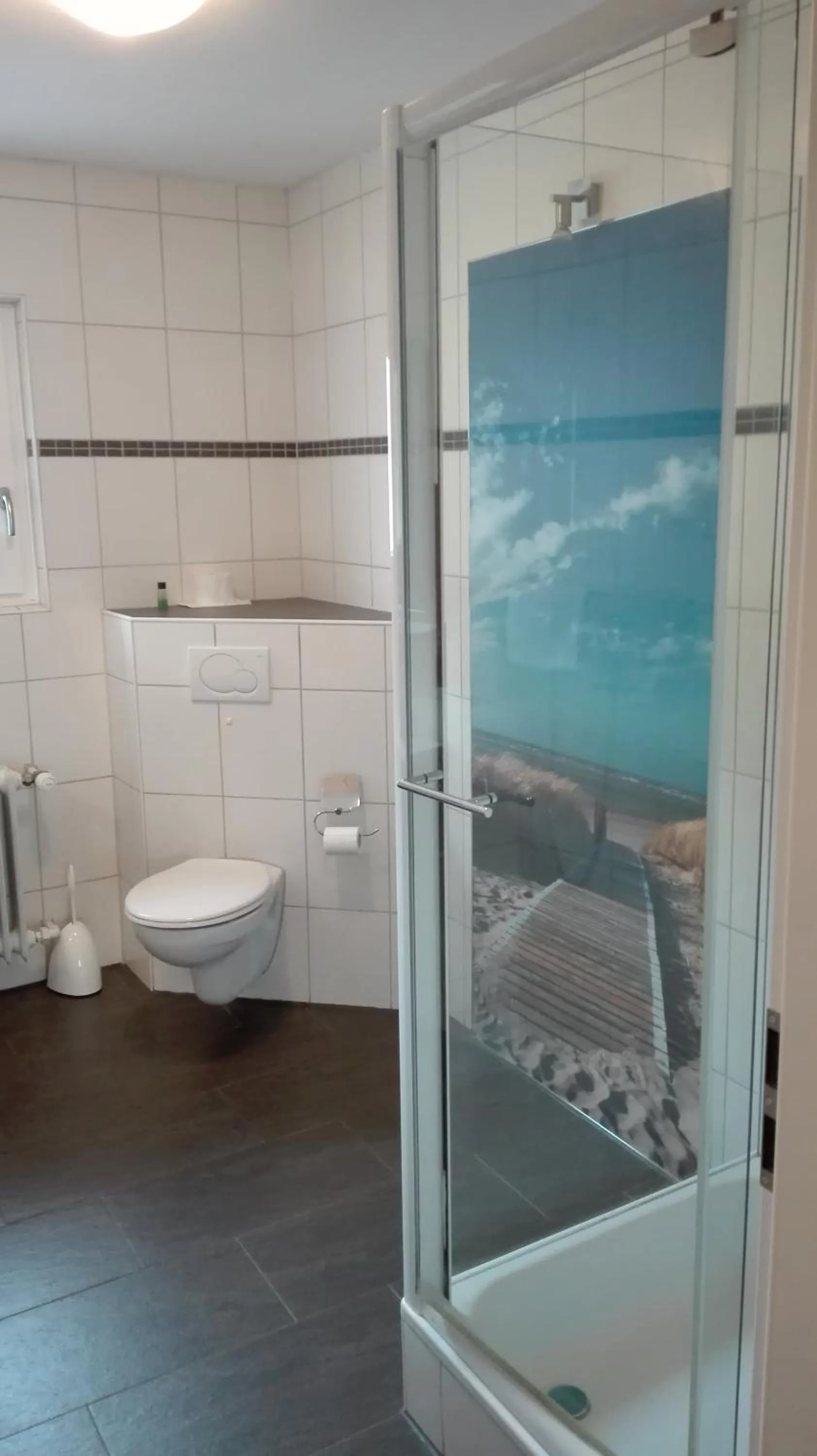 Shower in Hotel am Hindenburgplatz