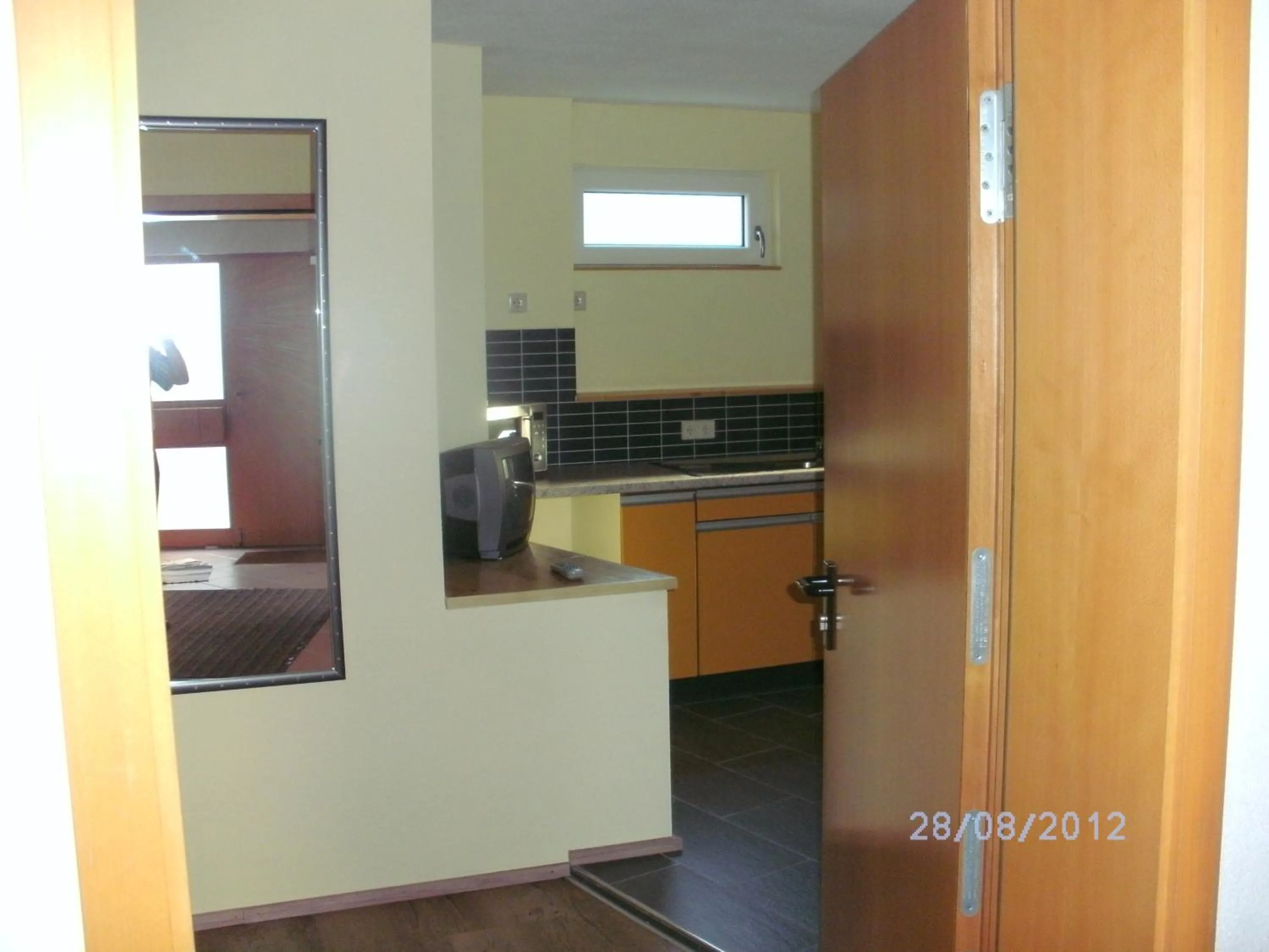 Kitchen or kitchenette in Hotel am Hindenburgplatz