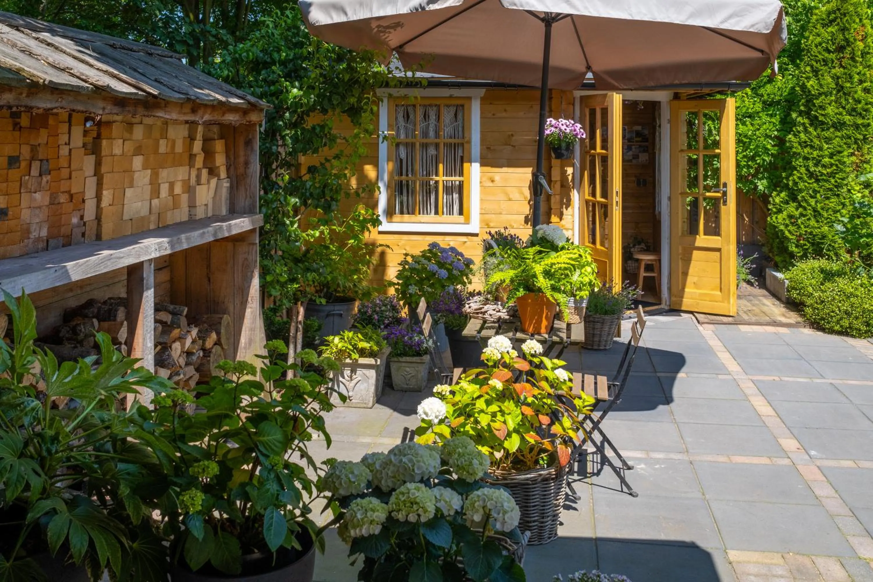 Garden in B&B de Hoek