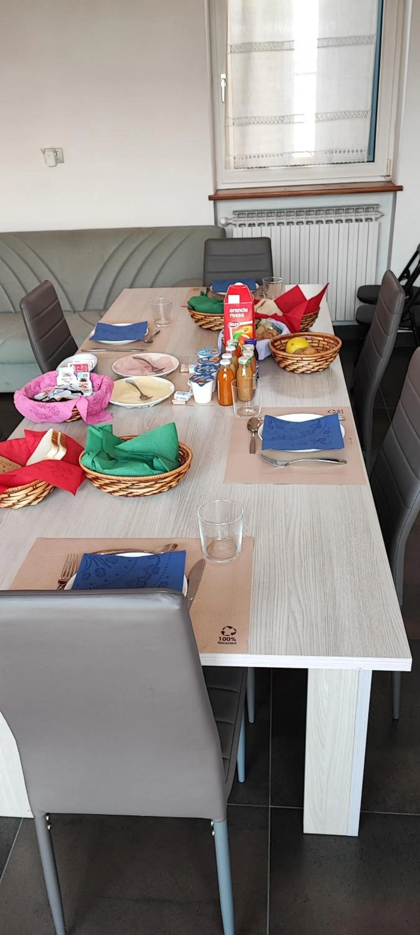 Food and drinks in B&B Casa Lilla