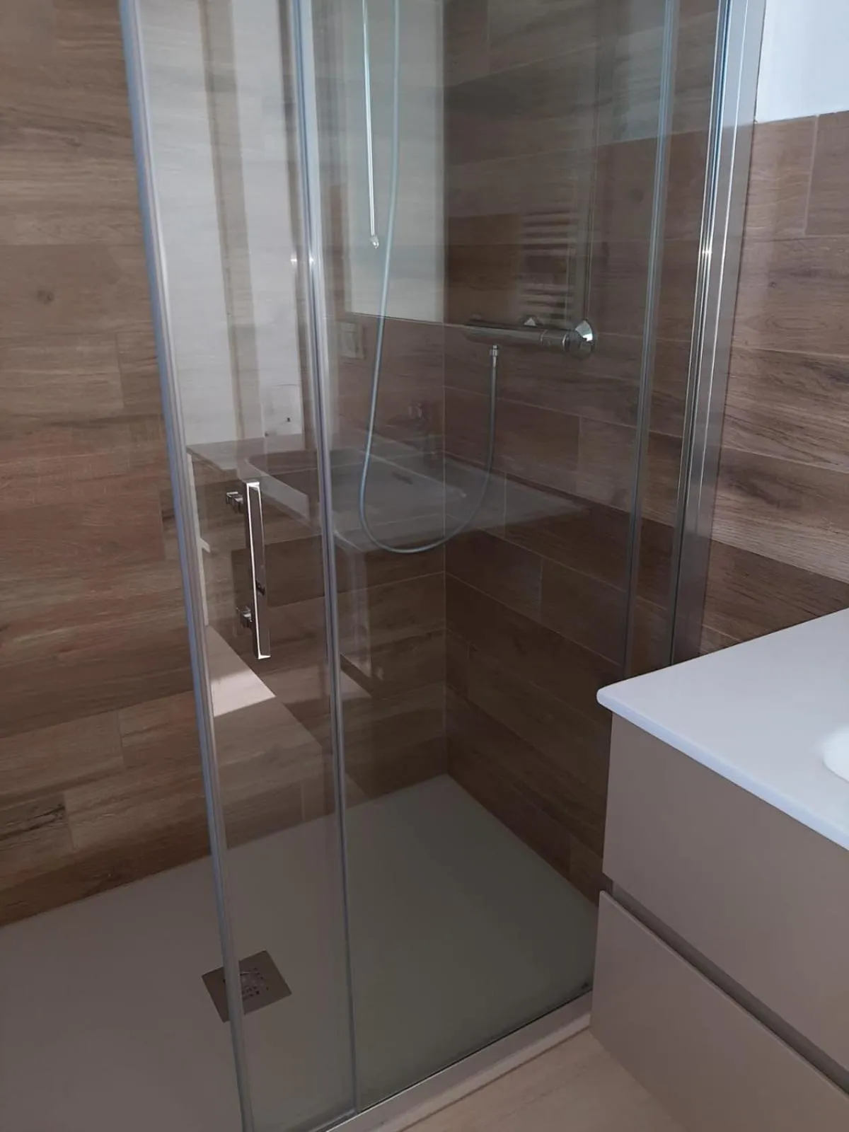 Shower in B&B Casa Lilla