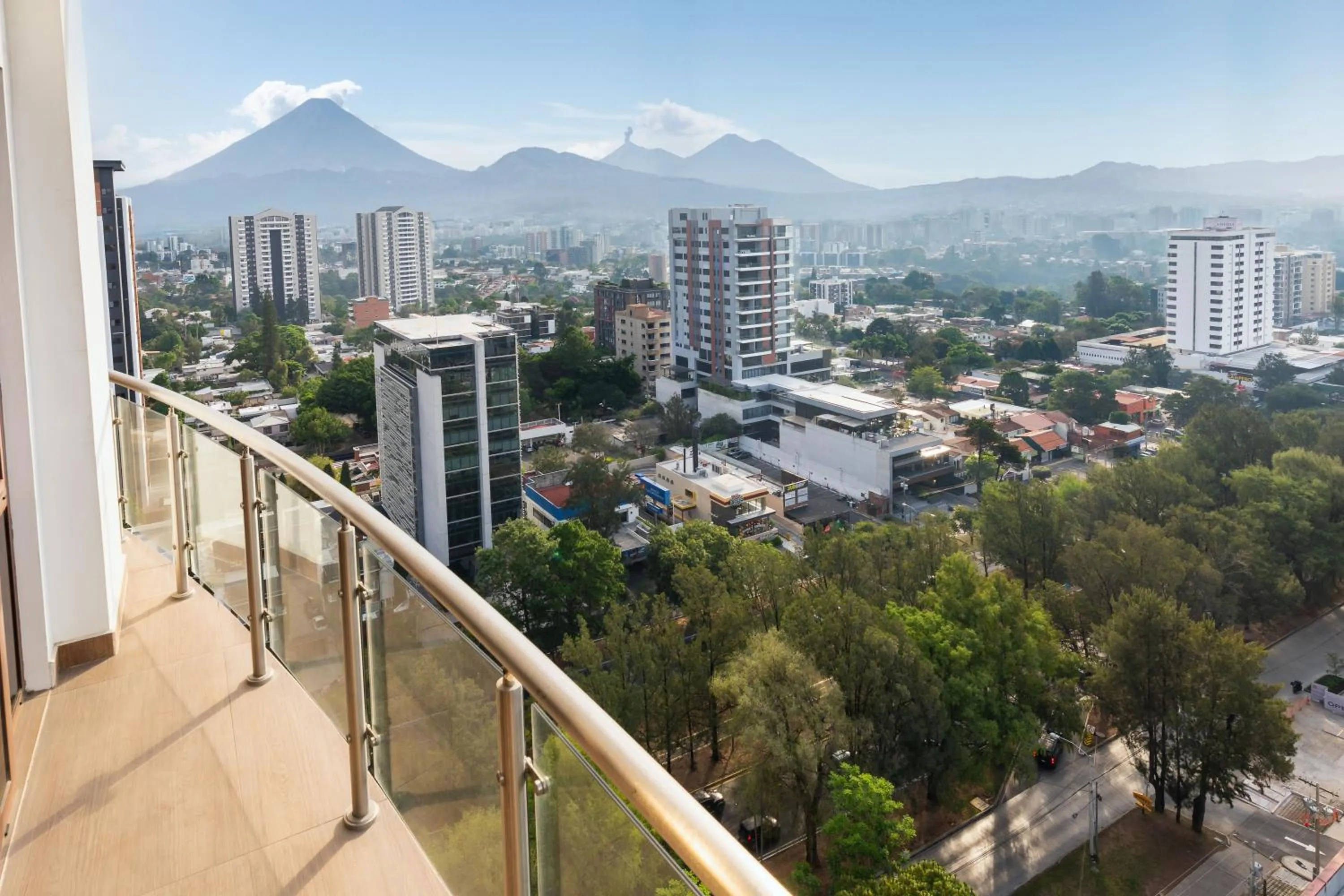 City view in Hotel Vista Quince