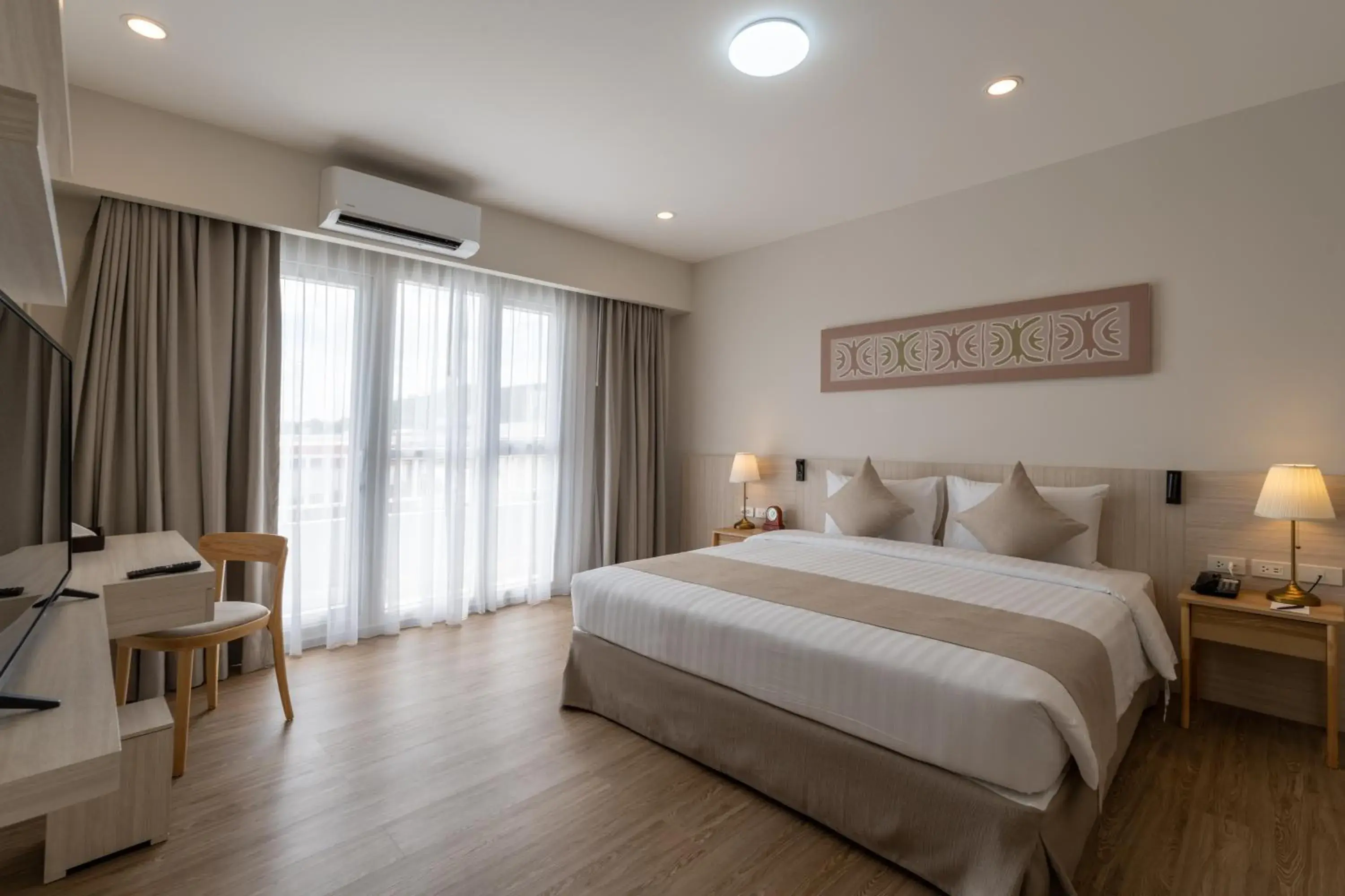 Bed in Kantary Hotel Banchang Bed in Kantary Hotel Banchang