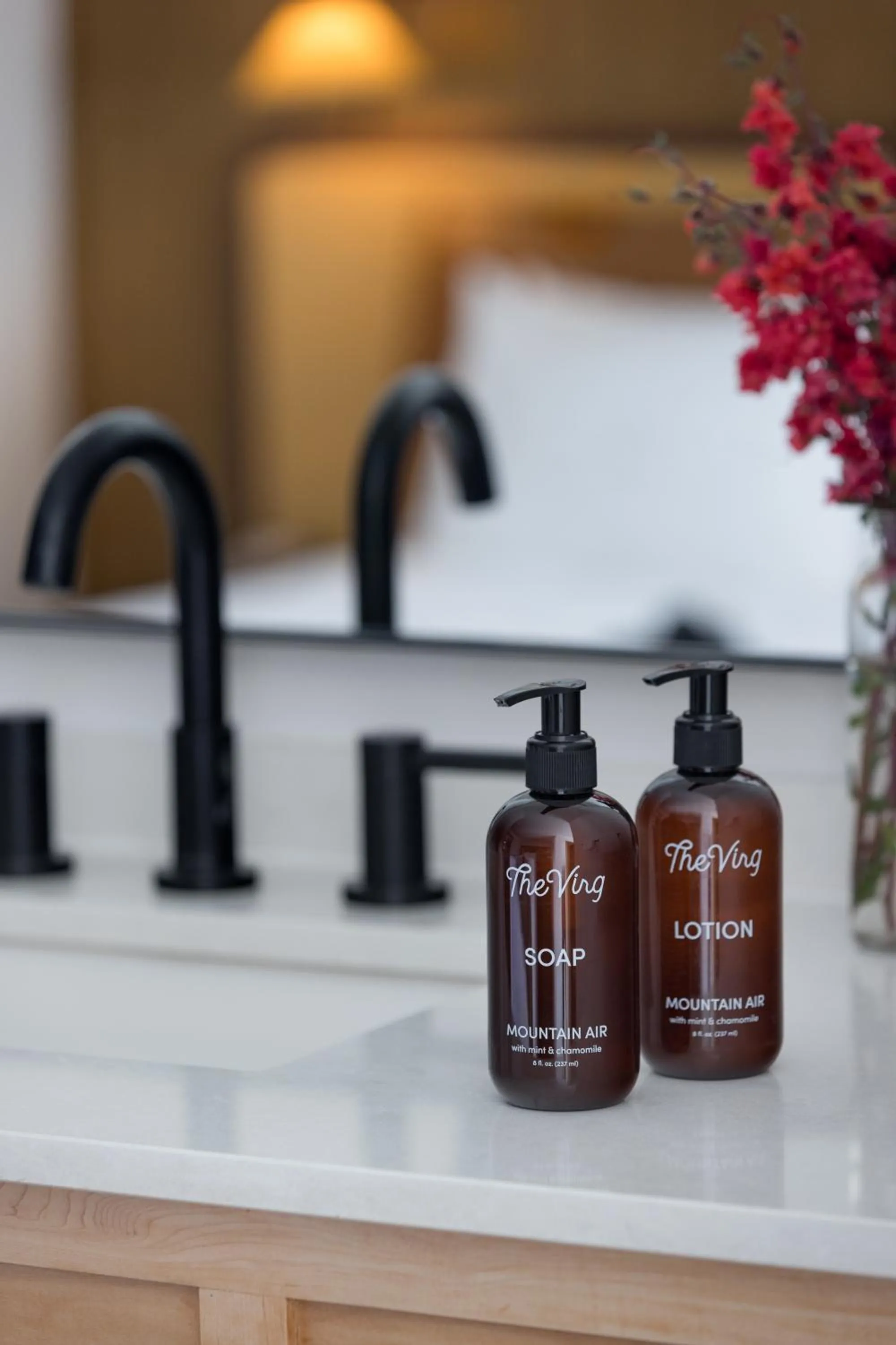 Bathroom in The Virginian Lodge