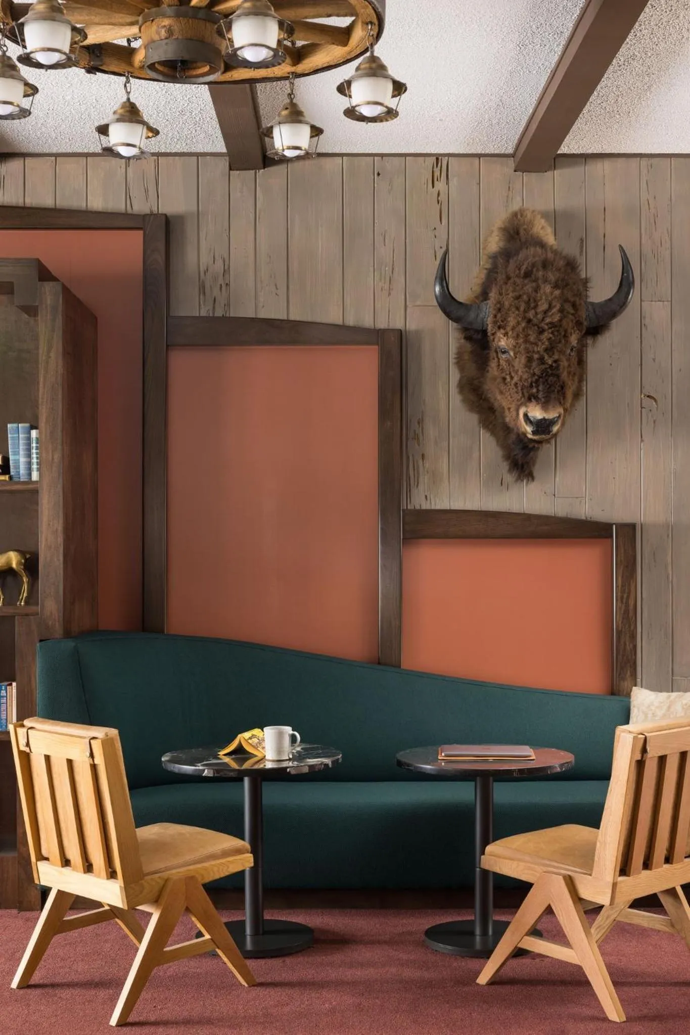 Lobby or reception in The Virginian Lodge