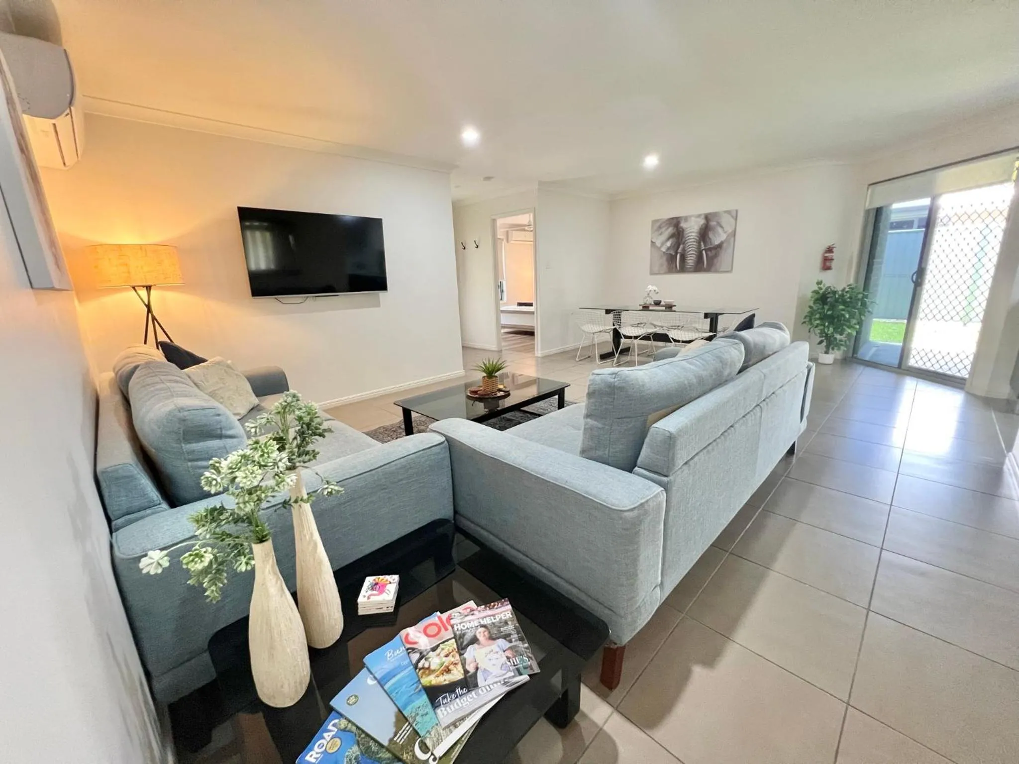 Living room in Bundys Best! Modern Luxury in the heart of town