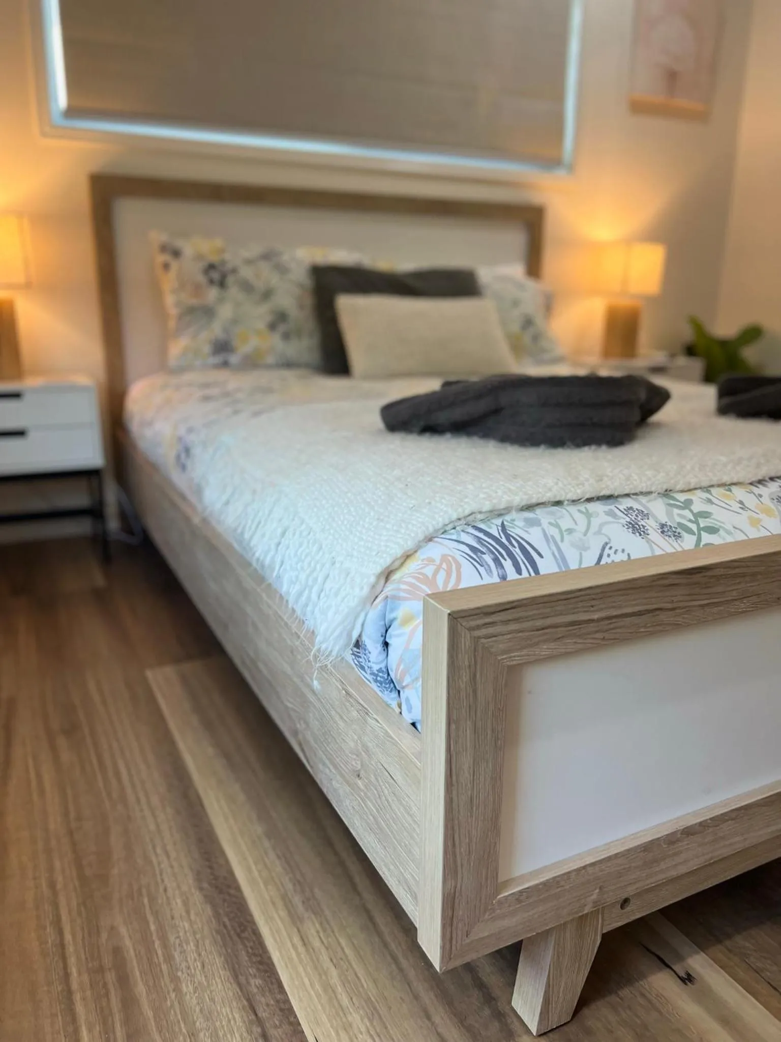 Bedroom, Bed in Bundys Best! Modern Luxury in the heart of town