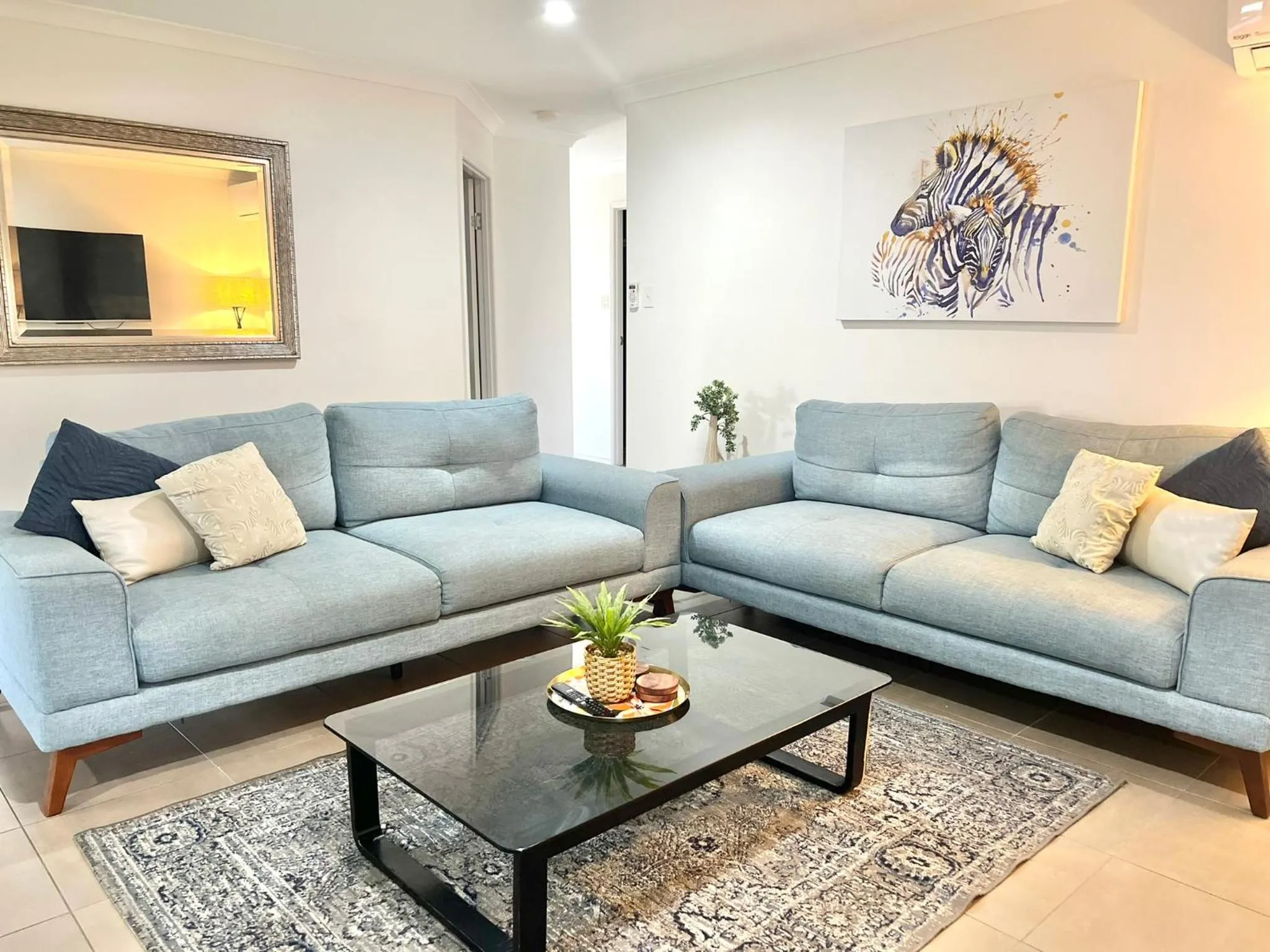 Living room in Bundys Best! Modern Luxury in the heart of town