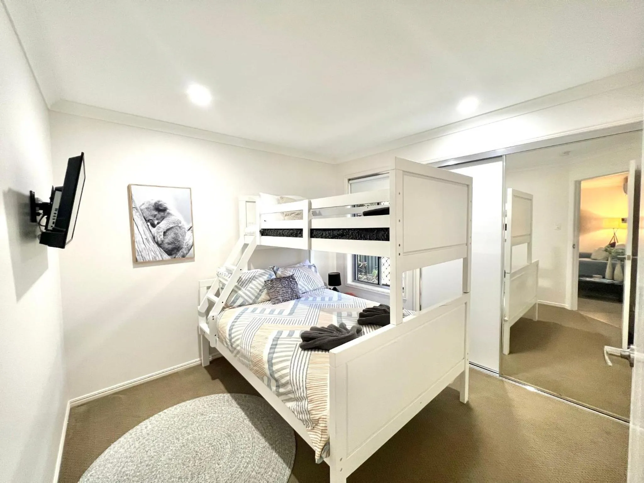 bunk bed, Bed in Bundys Best! Modern Luxury in the heart of town