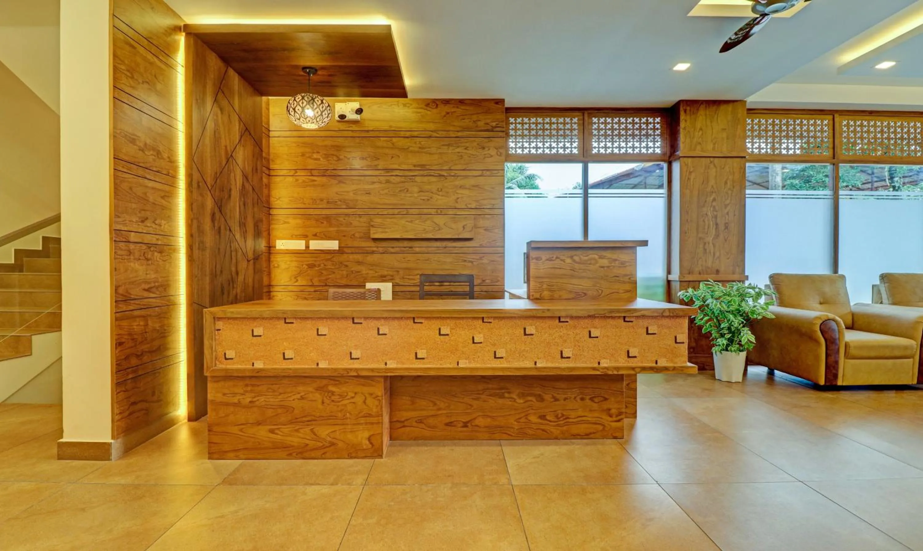 Lobby or reception in Treebo Golden Terminal, Kochi Airport