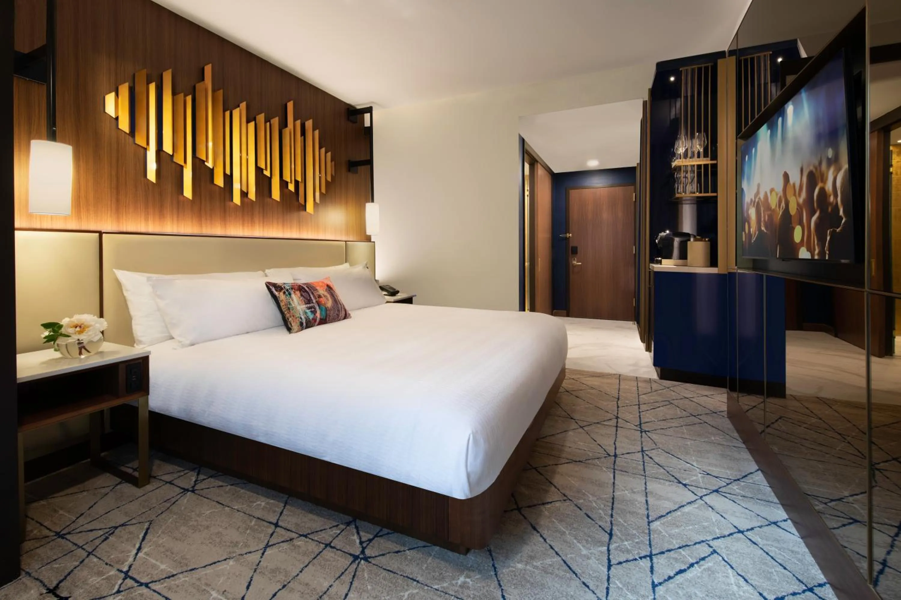 Bed in Hard Rock Hotel New York