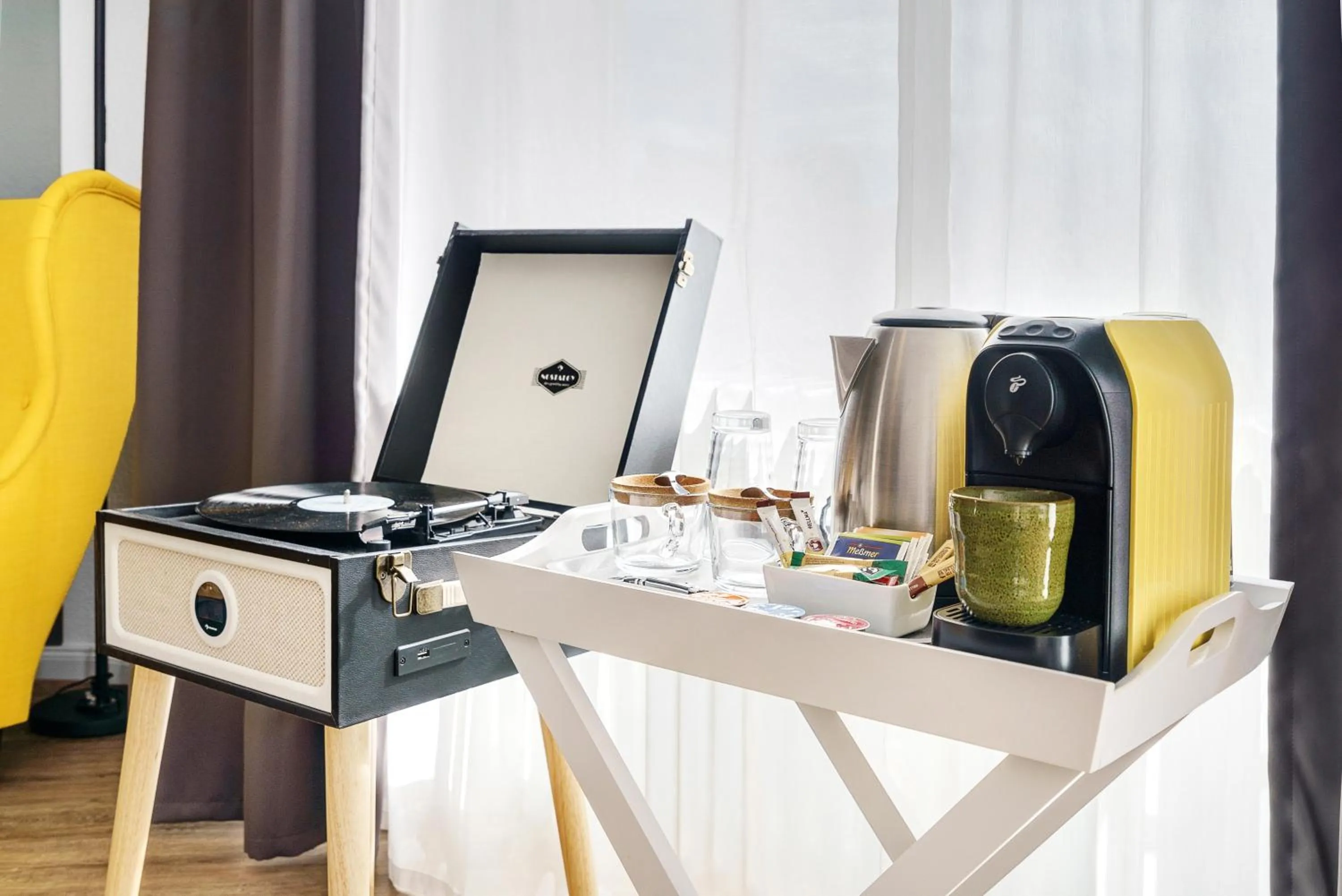 Coffee/tea facilities in Hotel Marktterrassen