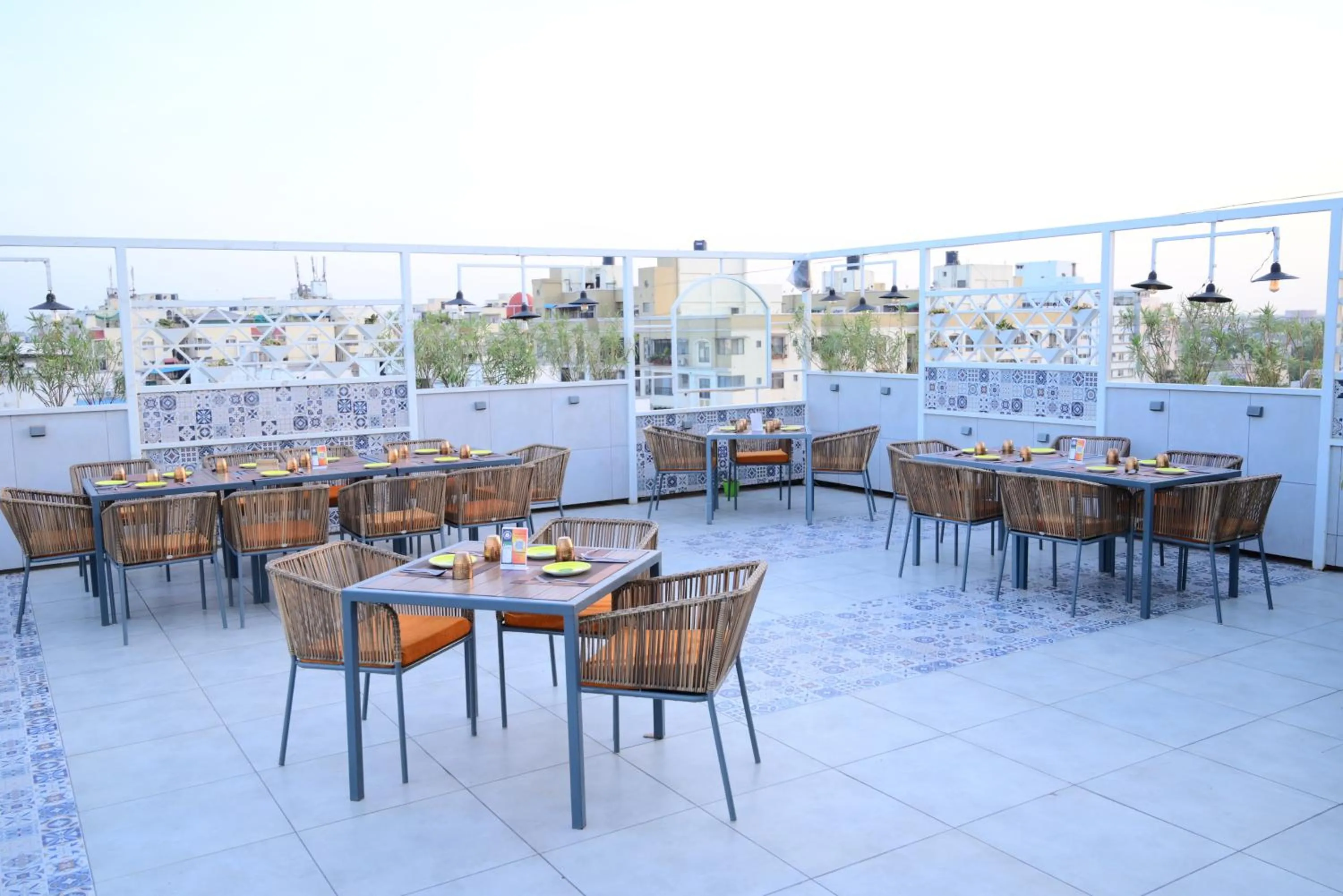 Dining area in Alba Premier, Indore