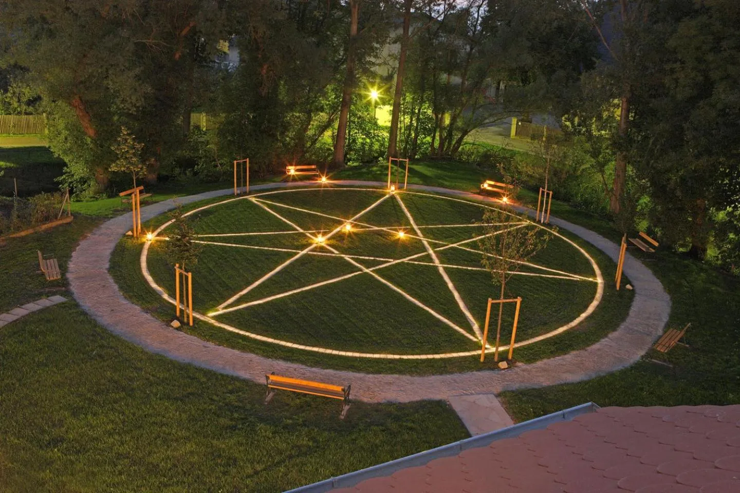 Garden in JUFA Hotel Nördlingen