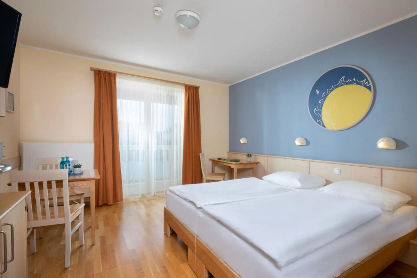 Photo of the whole room, Bed in JUFA Hotel Nördlingen