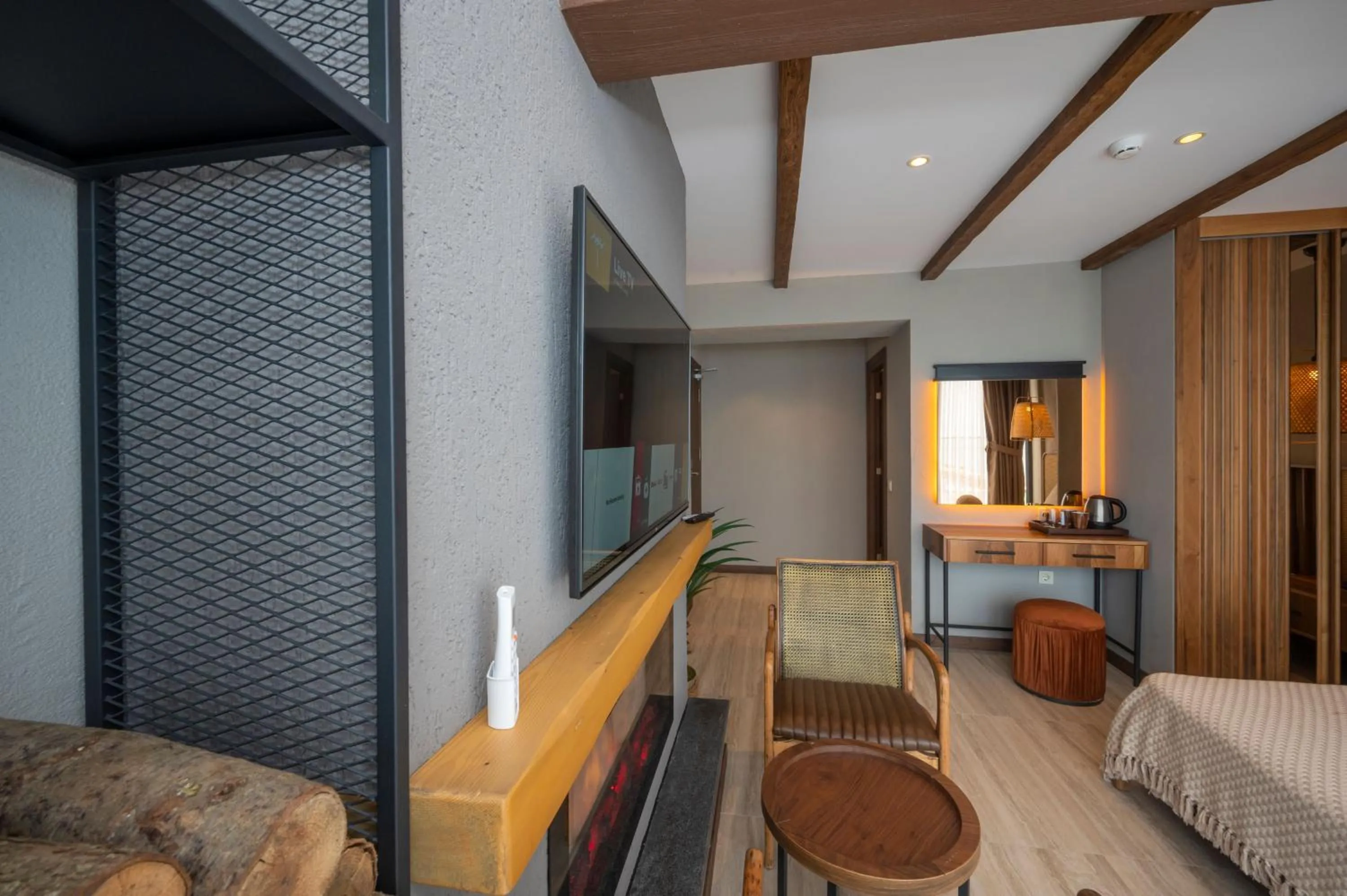 Seating area, Bed in Villa Siesta Hotel Istanbul Airport