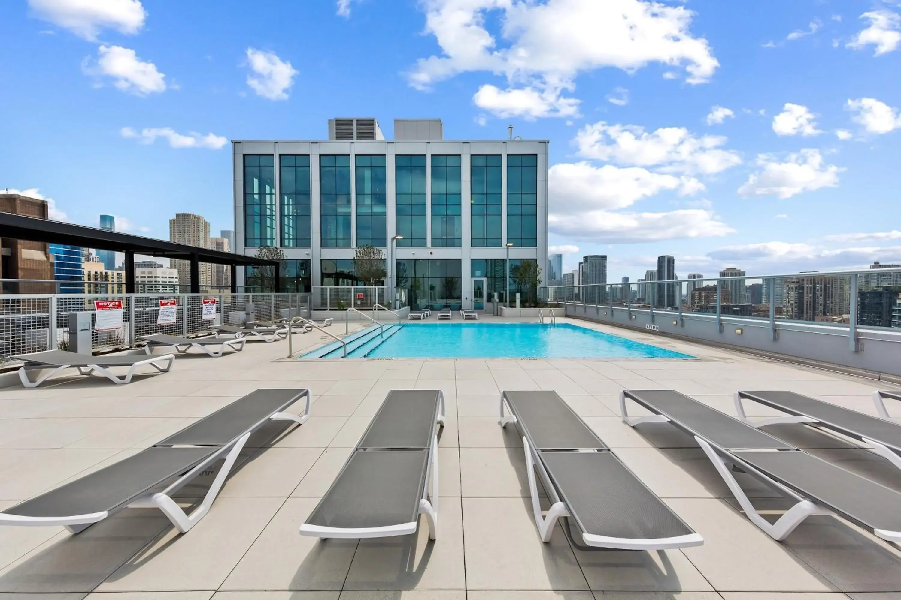 Swimming pool in Kasa River North Chicago Swimming pool in Kasa River North Chicago