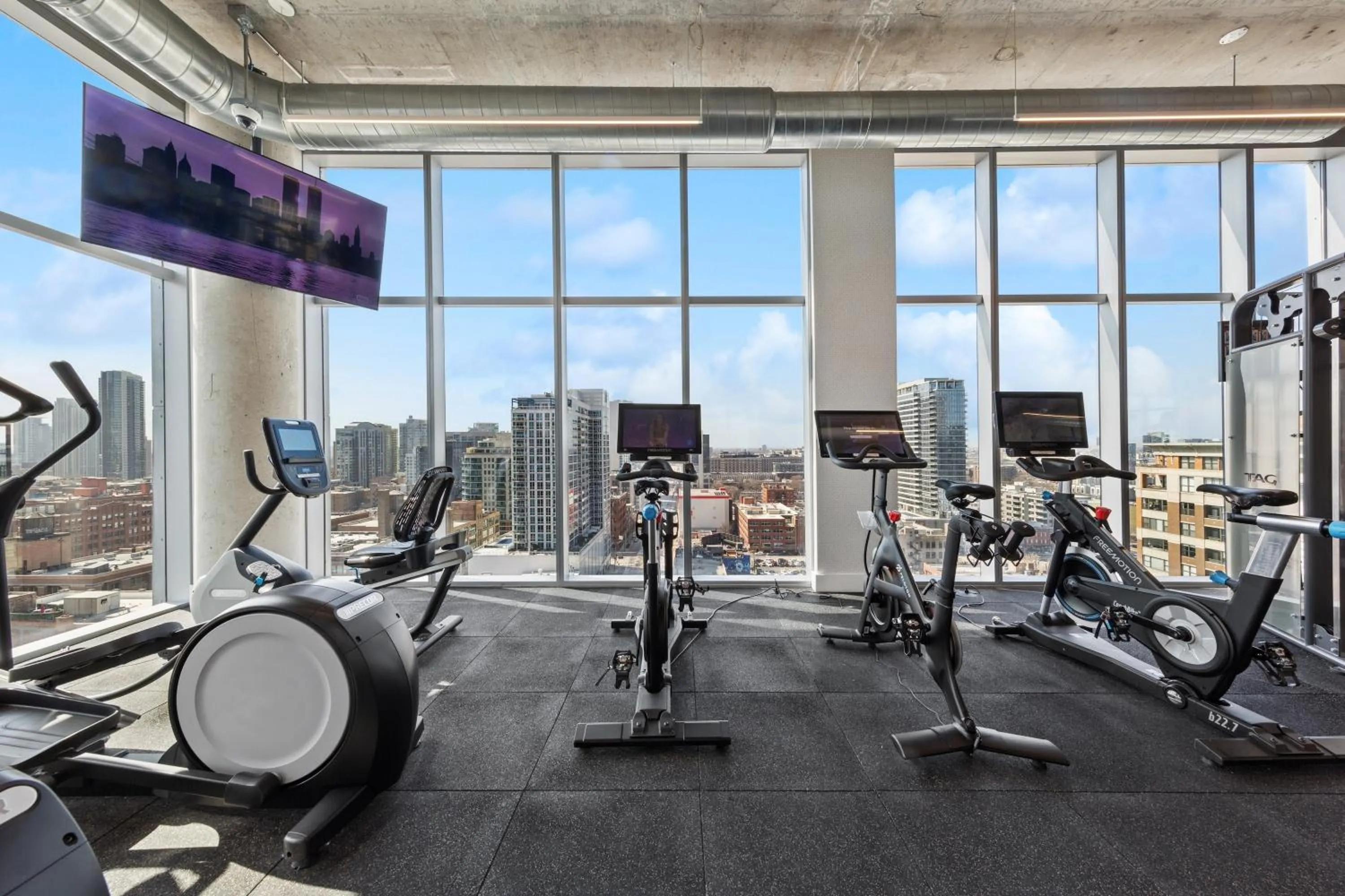 Fitness centre/facilities in Kasa River North Chicago