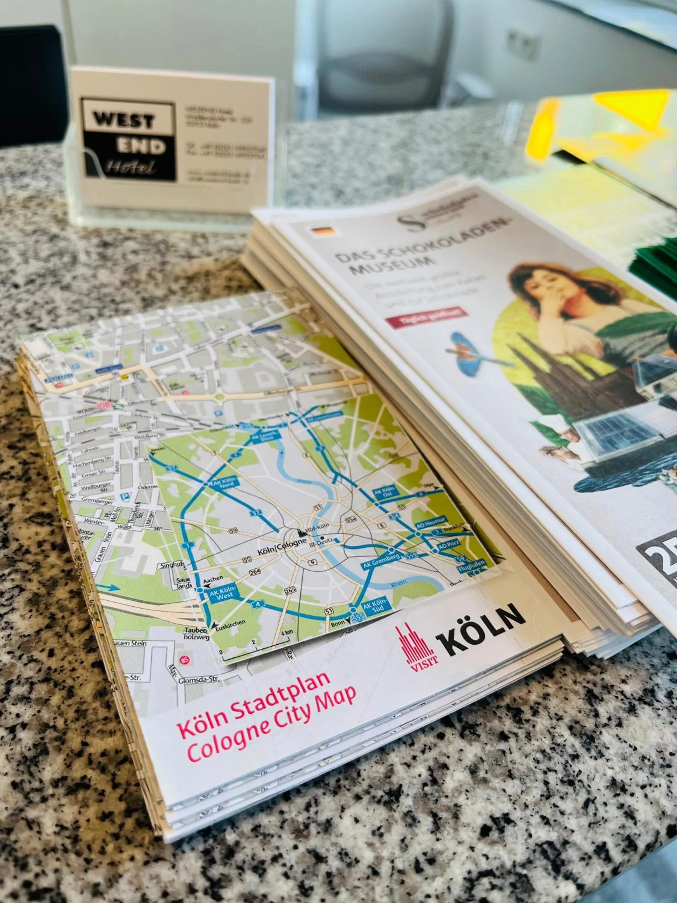 Lobby or reception in Hotel Westend