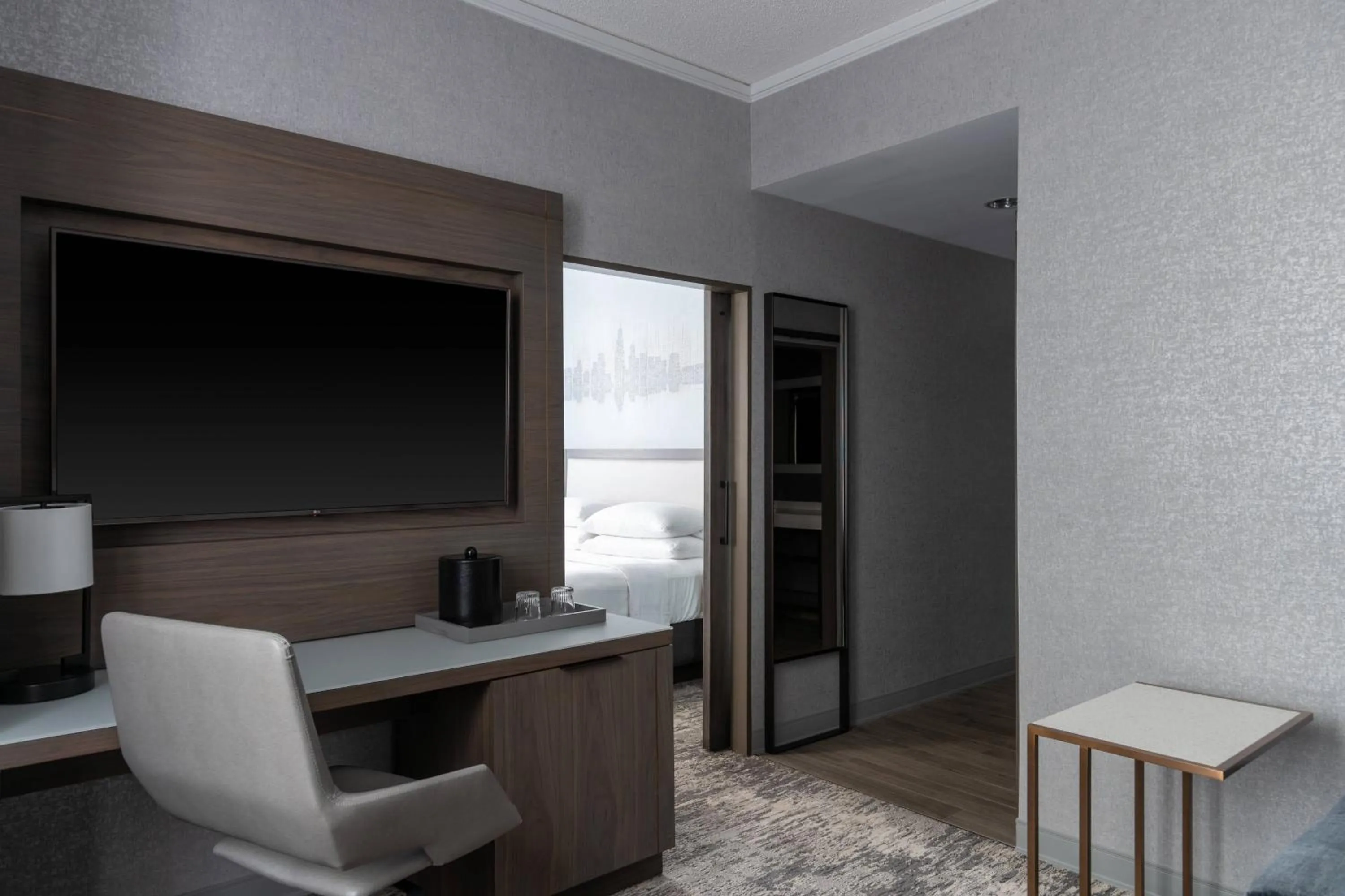 TV and multimedia in Courtyard by Marriott Chicago at Medical District-UIC