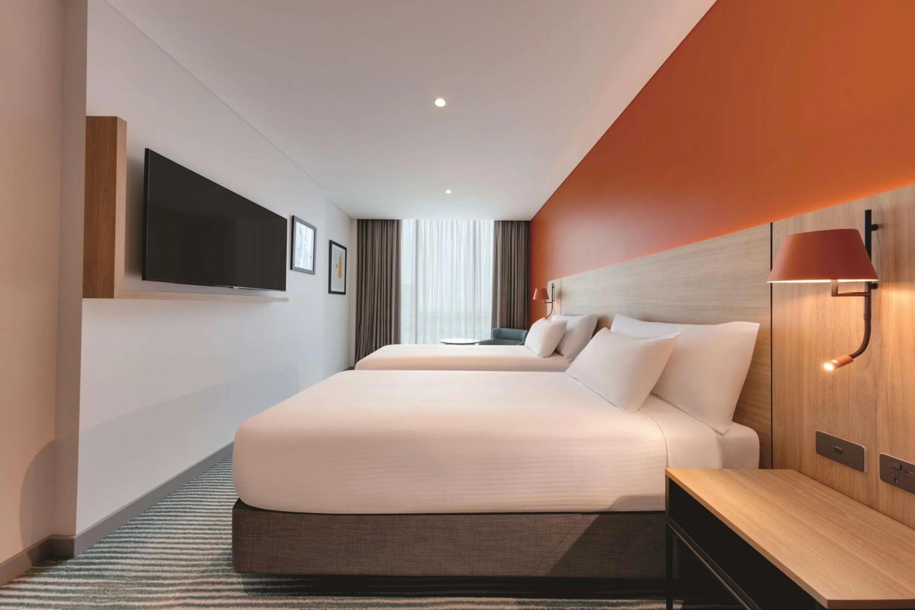 Bedroom, Bed in Travelodge Hotel Hurstville Sydney