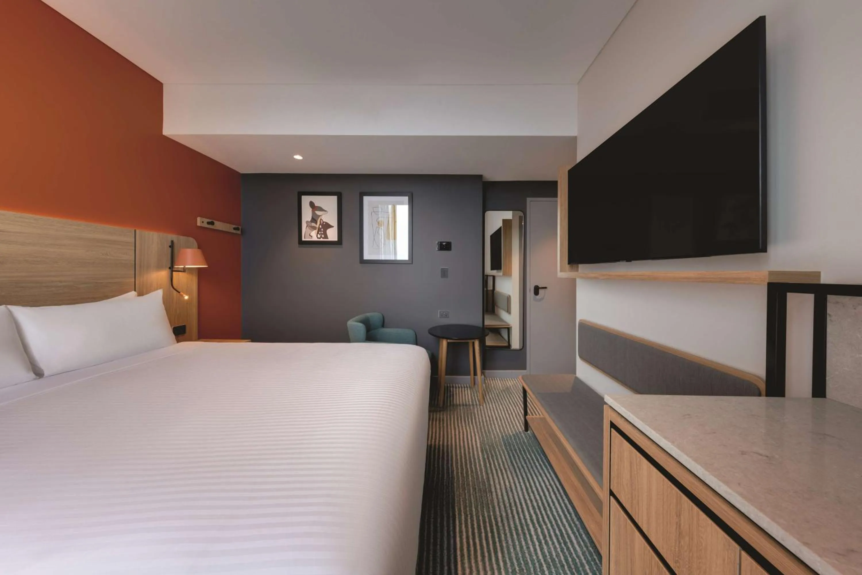 Bedroom, Bed in Travelodge Hotel Hurstville Sydney